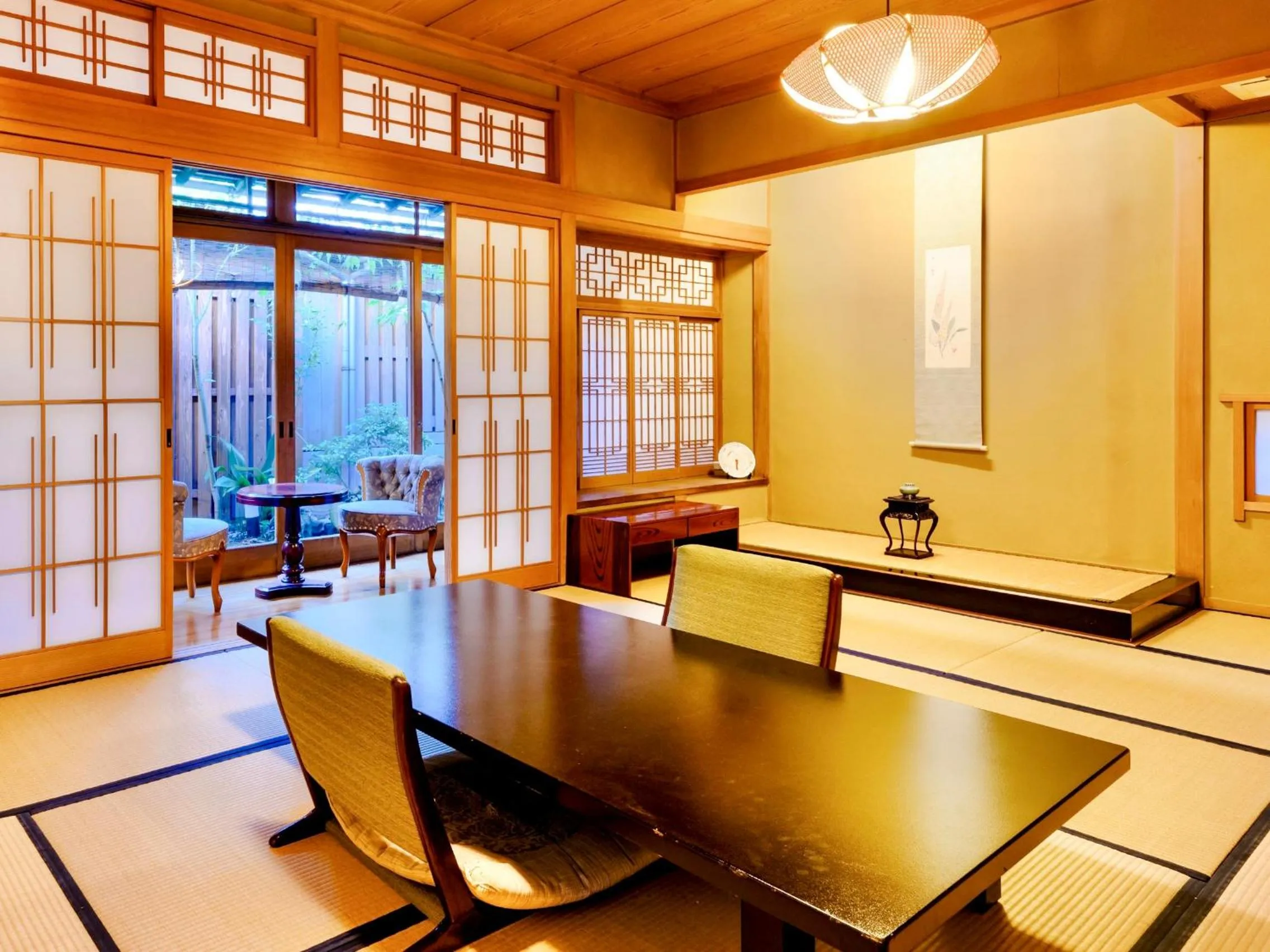Dining area in Kappo Ryokan Yumesaki