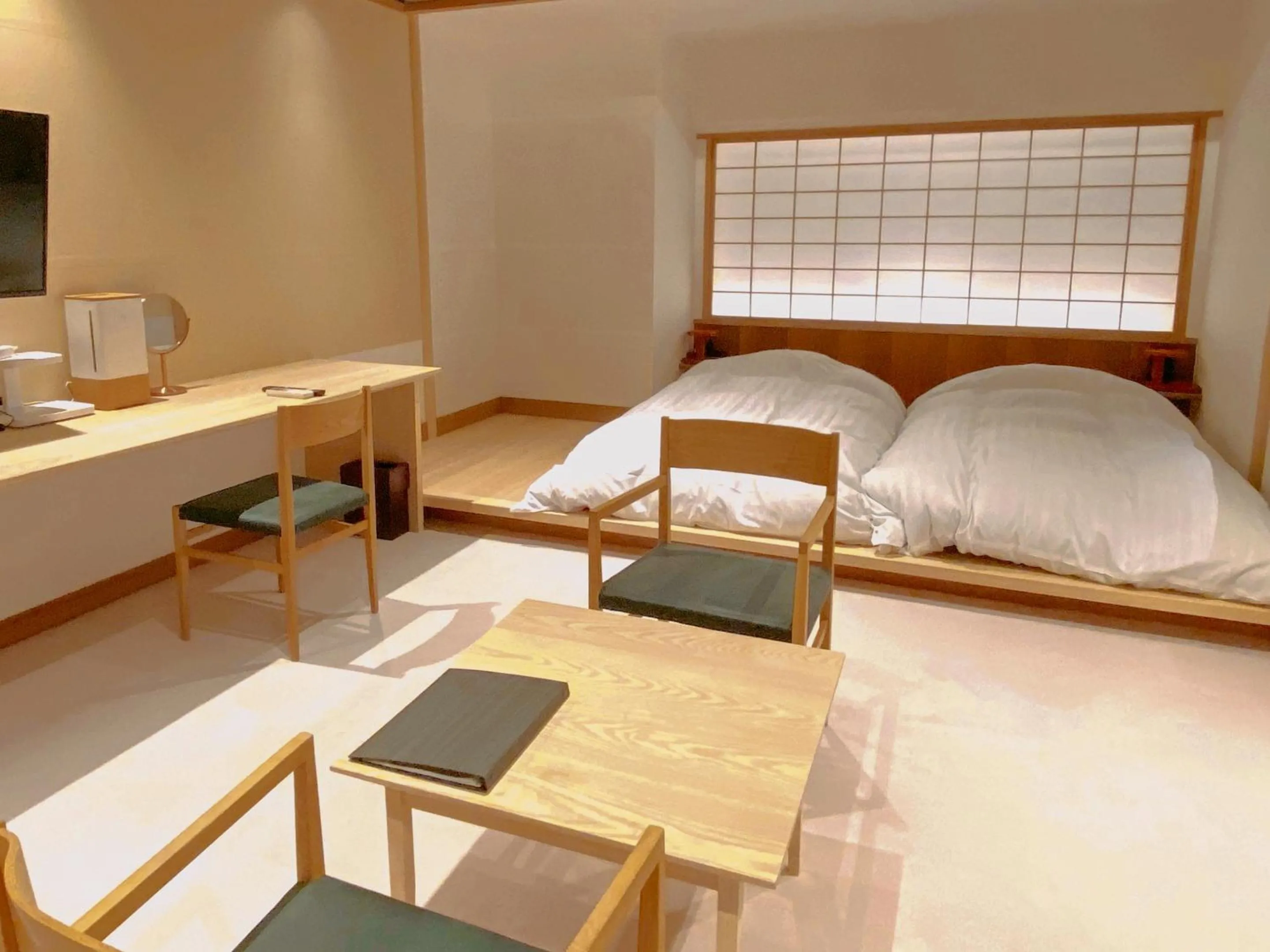 Photo of the whole room, Bed in Kappo Ryokan Yumesaki