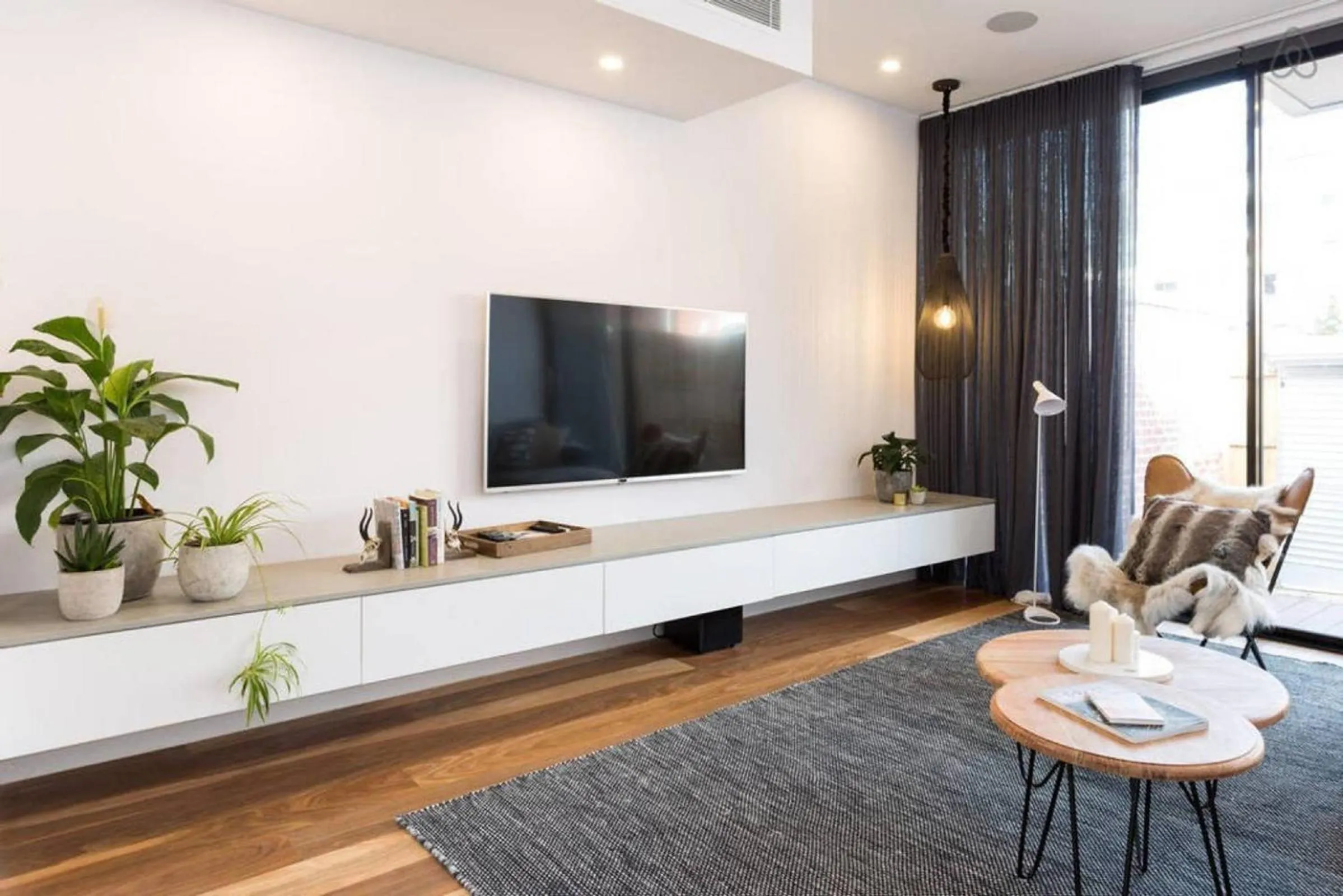 Living room in Lola Three Levels of Style with Rooftop Terrace