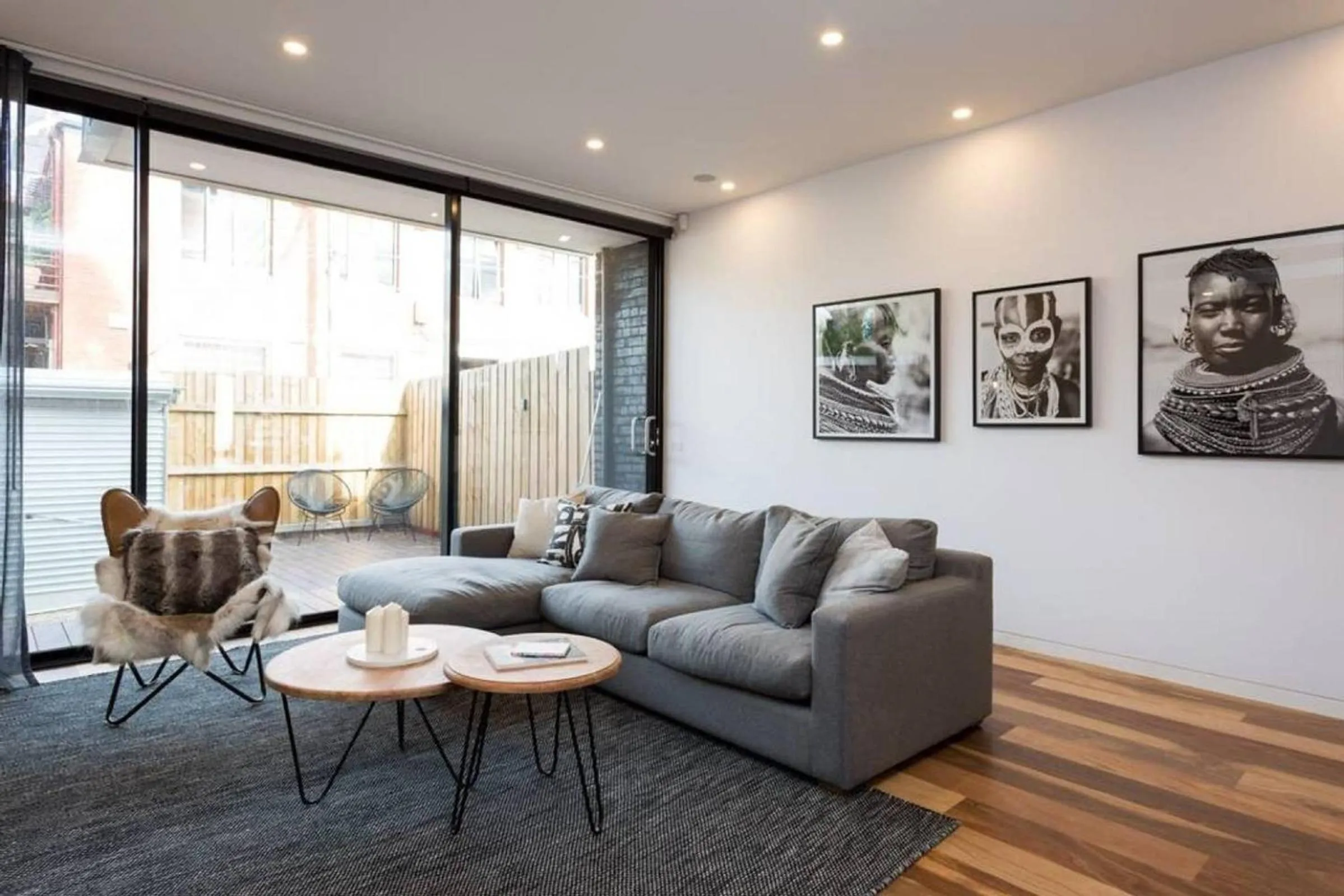 Living room in Lola Three Levels of Style with Rooftop Terrace