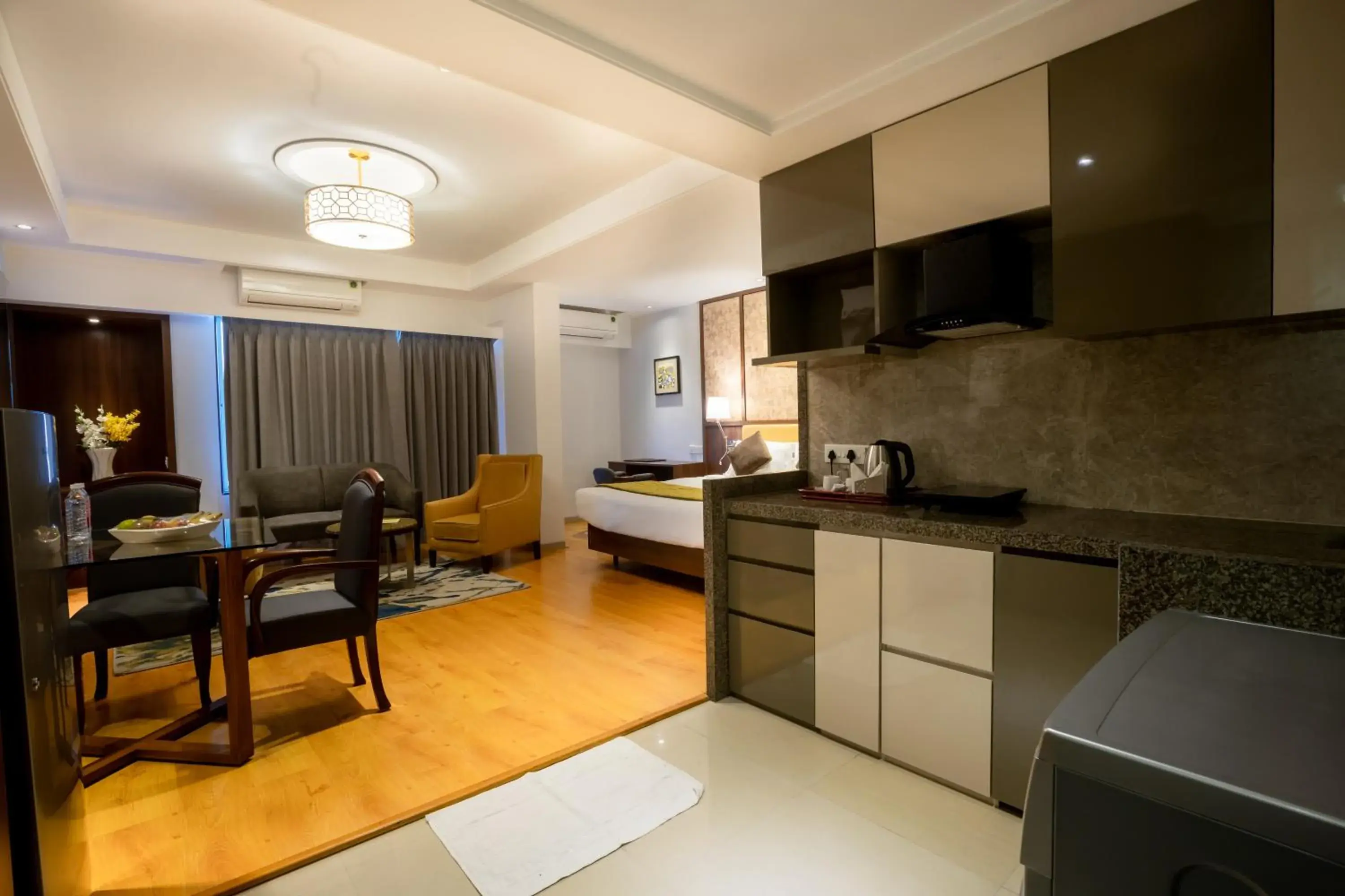 Kitchen or kitchenette in Freesia By Express Inn Kitchen or kitchenette in Freesia By Express Inn