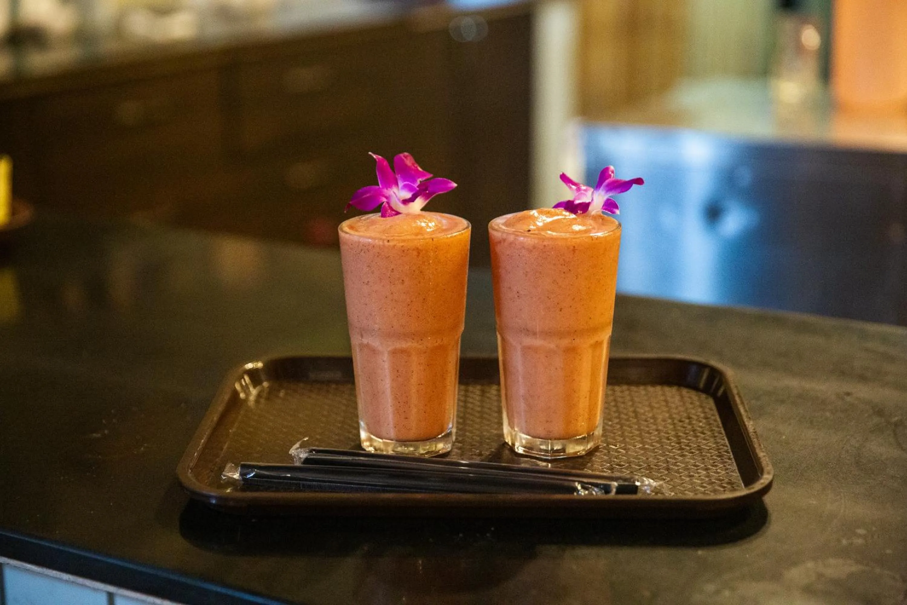 Drinks in Rock and Tree House Resort