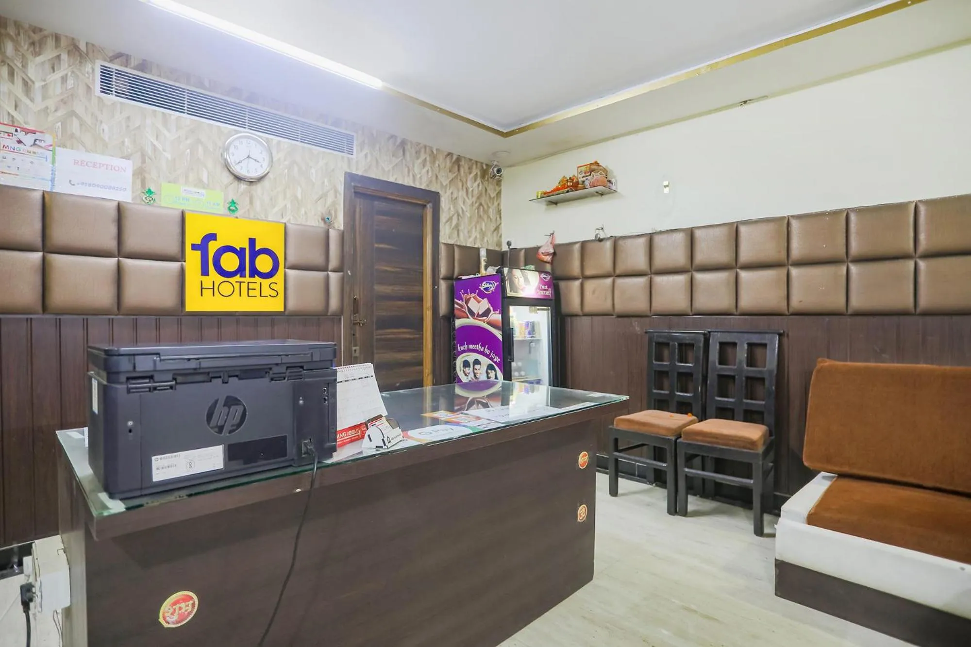 Lobby or reception in FabHotel Heritage Villa