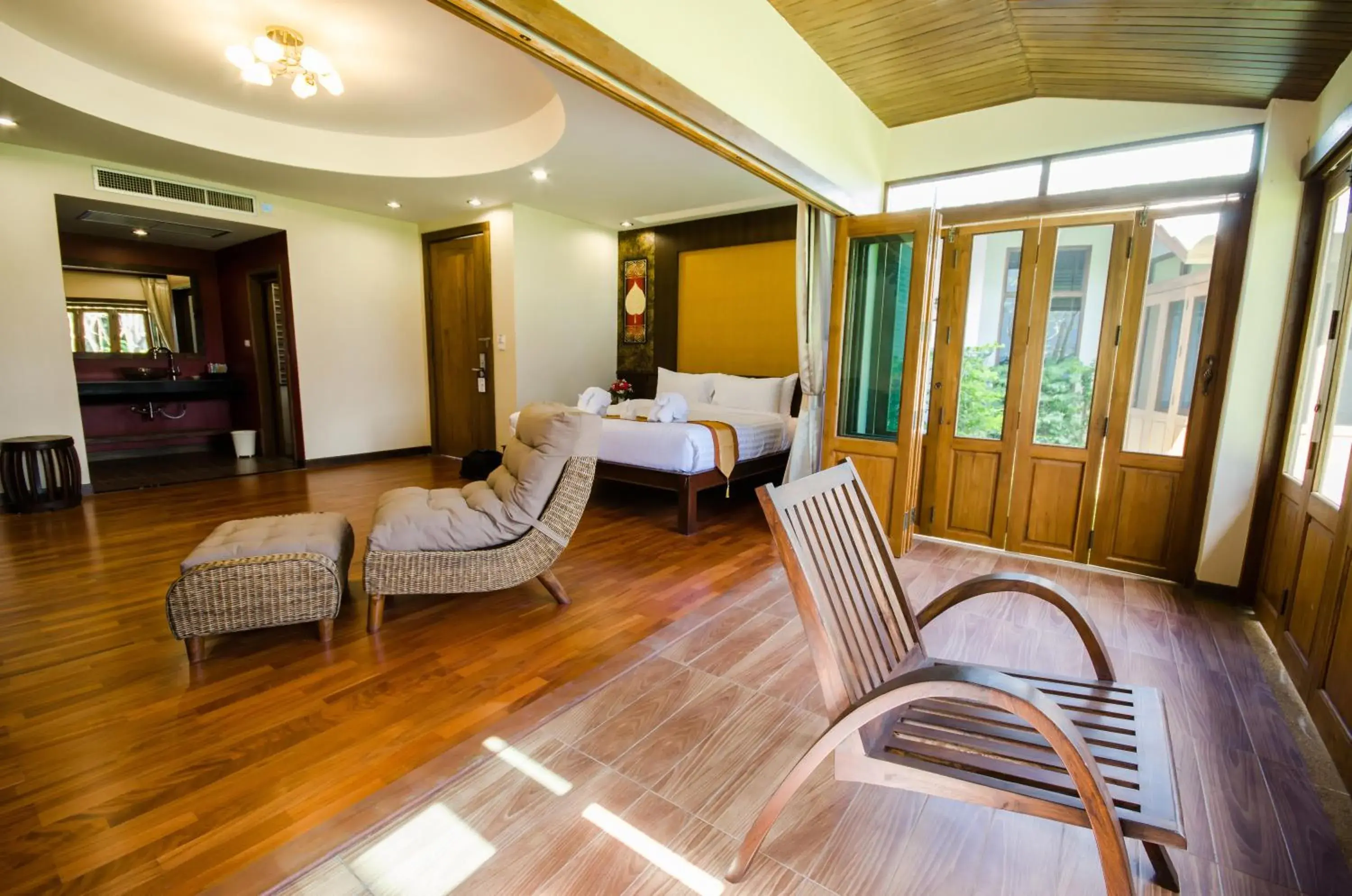 Bed in Khammon Lanna Resort Chiang Mai Bed in Khammon Lanna Resort Chiang Mai