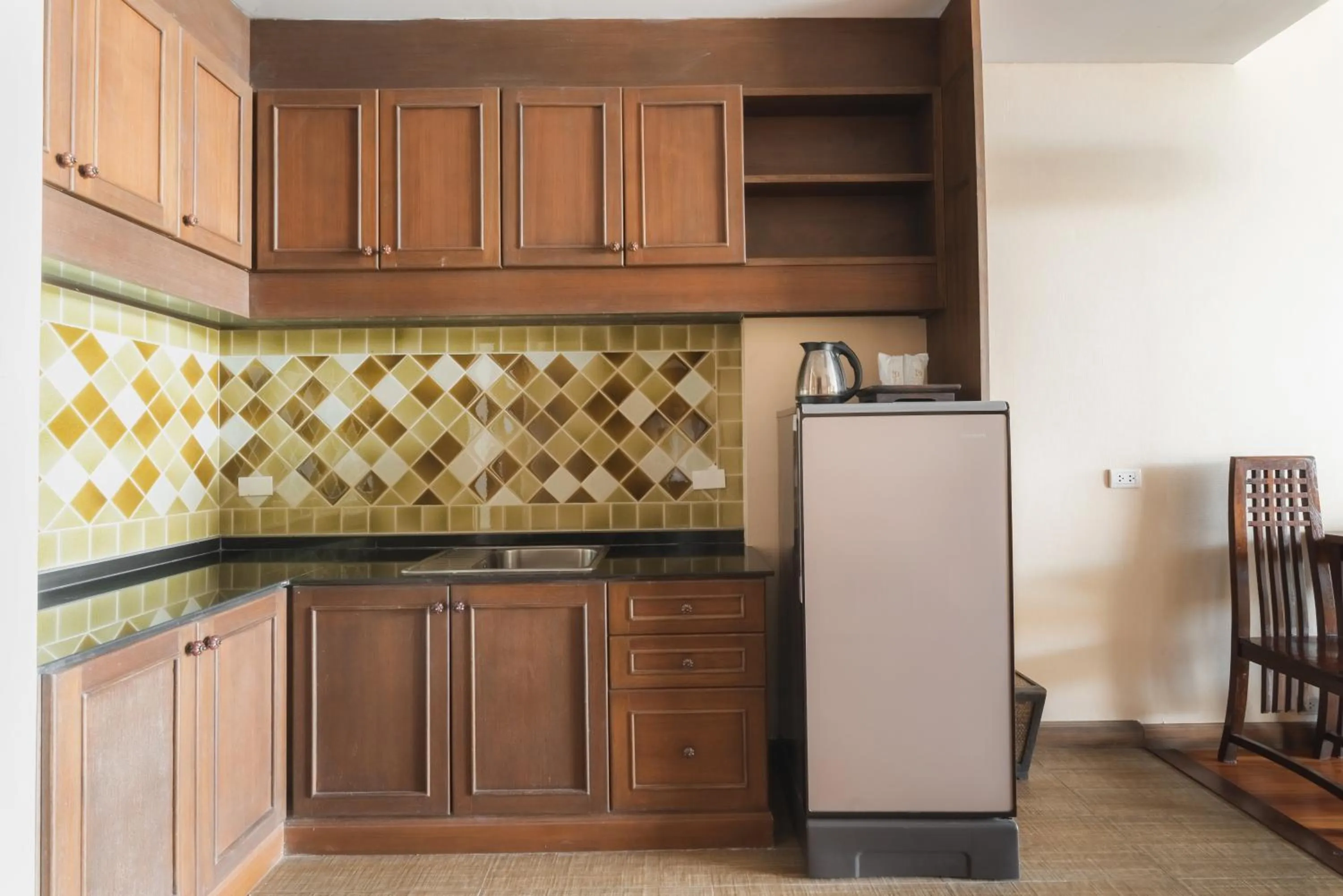 Kitchen or kitchenette in Khammon Lanna Resort Chiang Mai