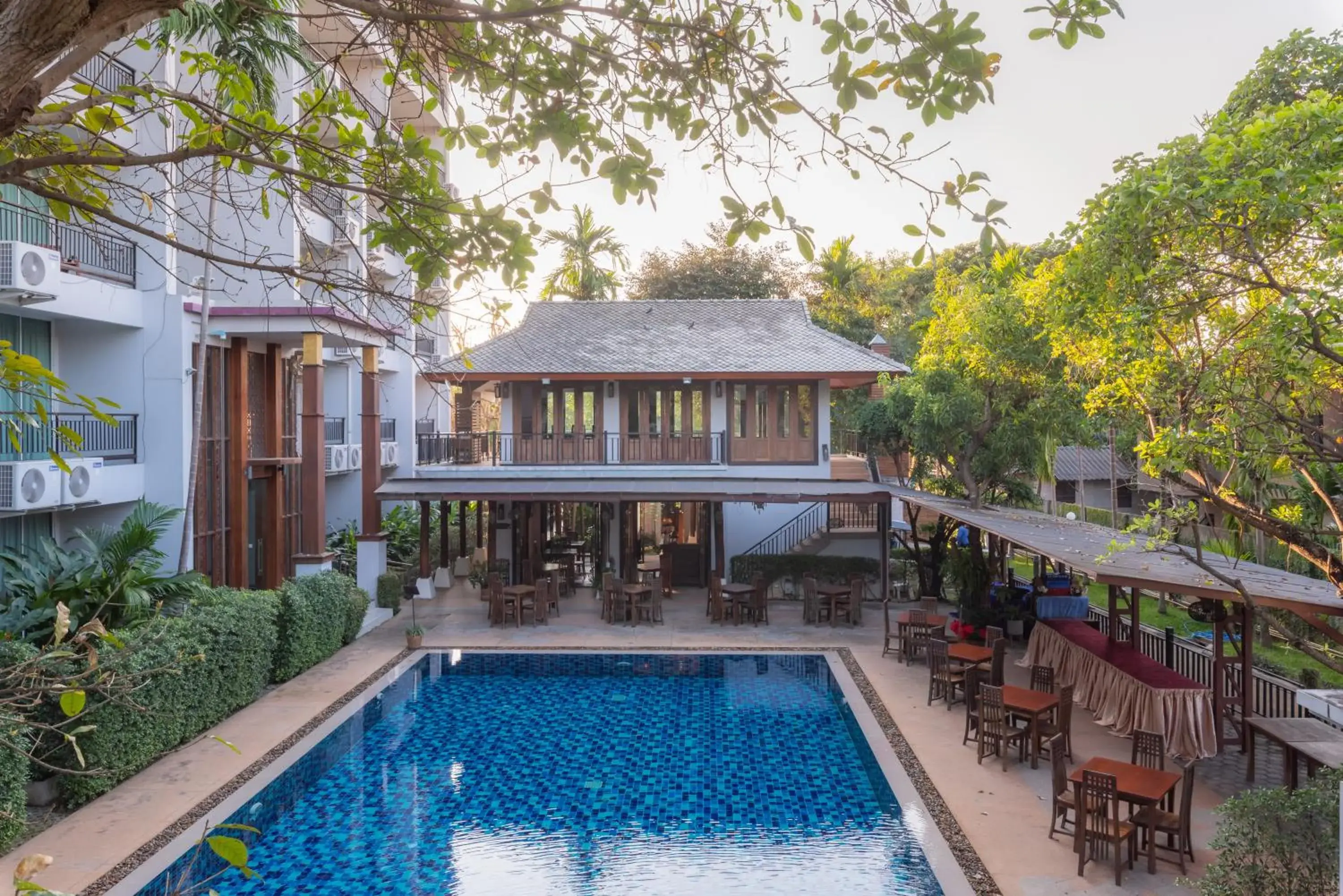 Swimming pool in Khammon Lanna Resort Chiang Mai Swimming pool in Khammon Lanna Resort Chiang Mai