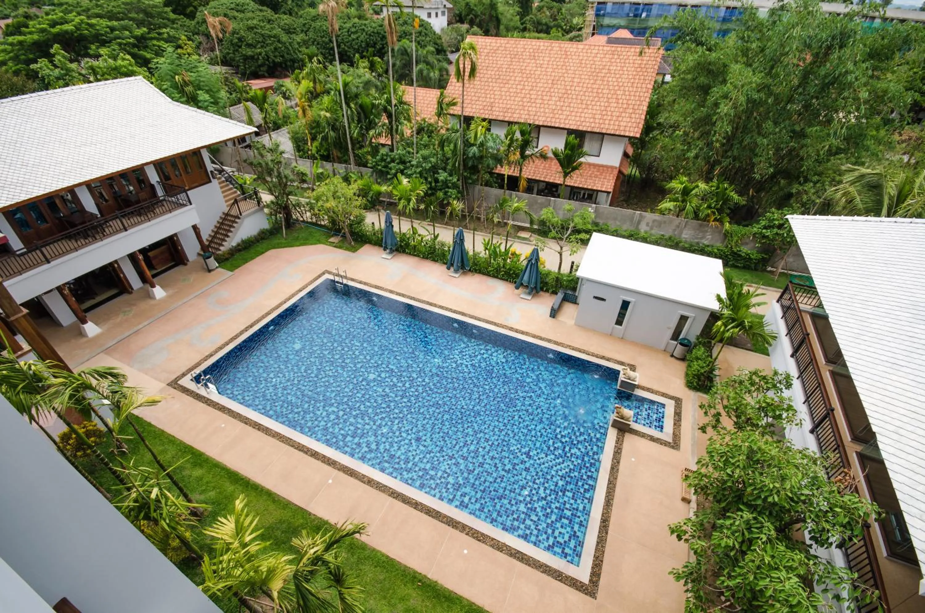Bird's eye view in Khammon Lanna Resort Chiang Mai