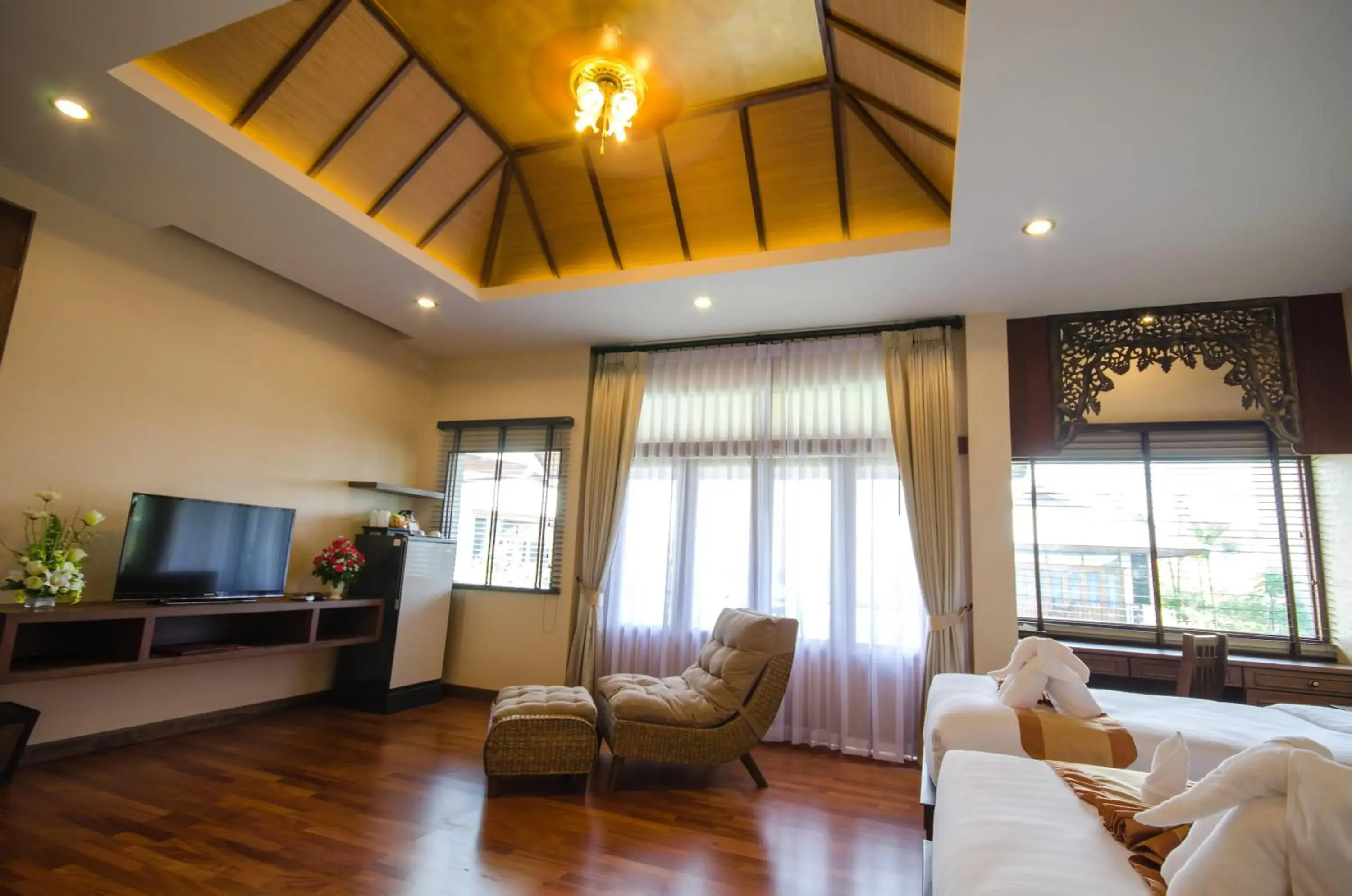 Bedroom in Khammon Lanna Resort Chiang Mai Bedroom in Khammon Lanna Resort Chiang Mai