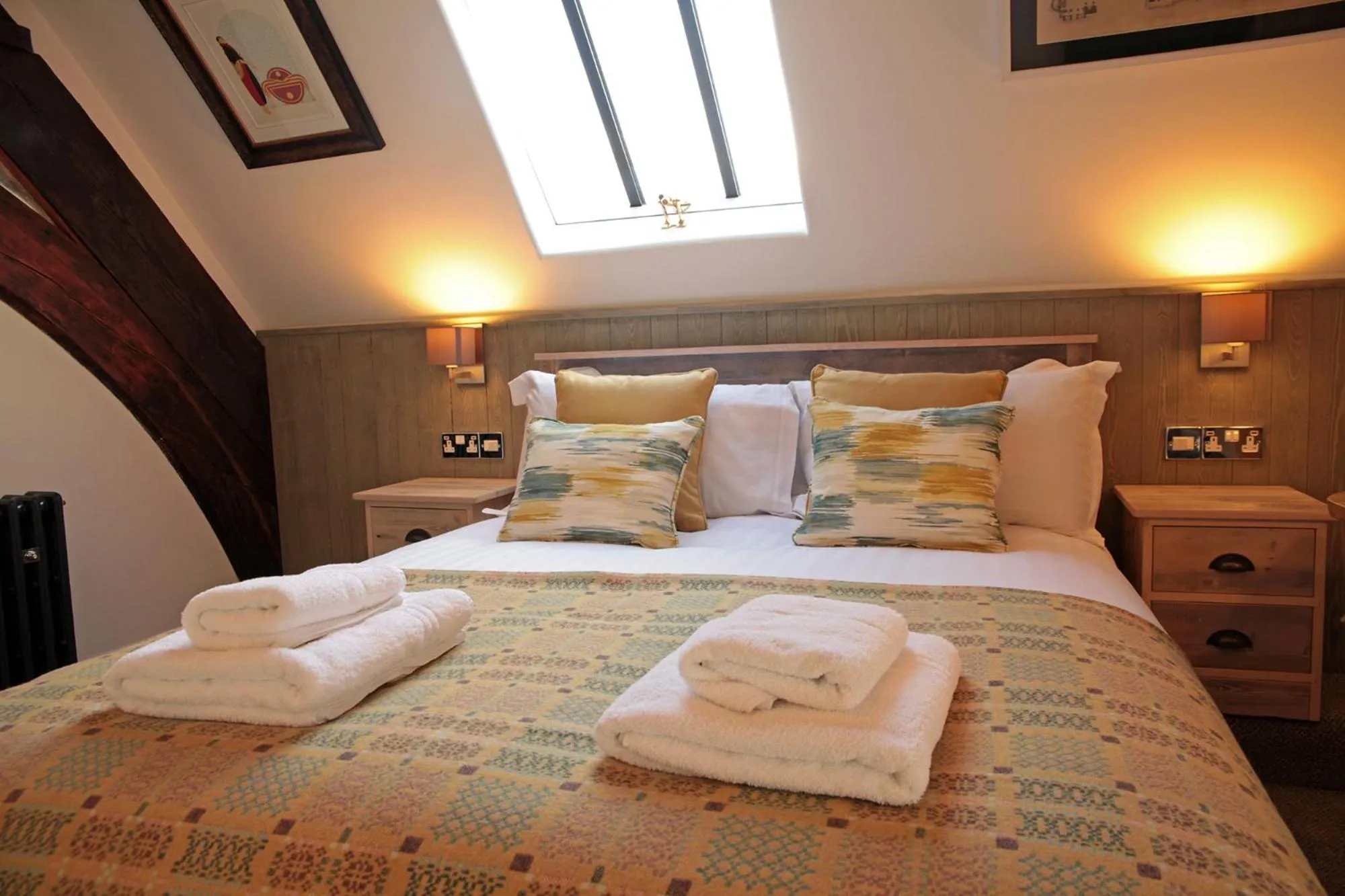 Bed in Y Capel Guest House