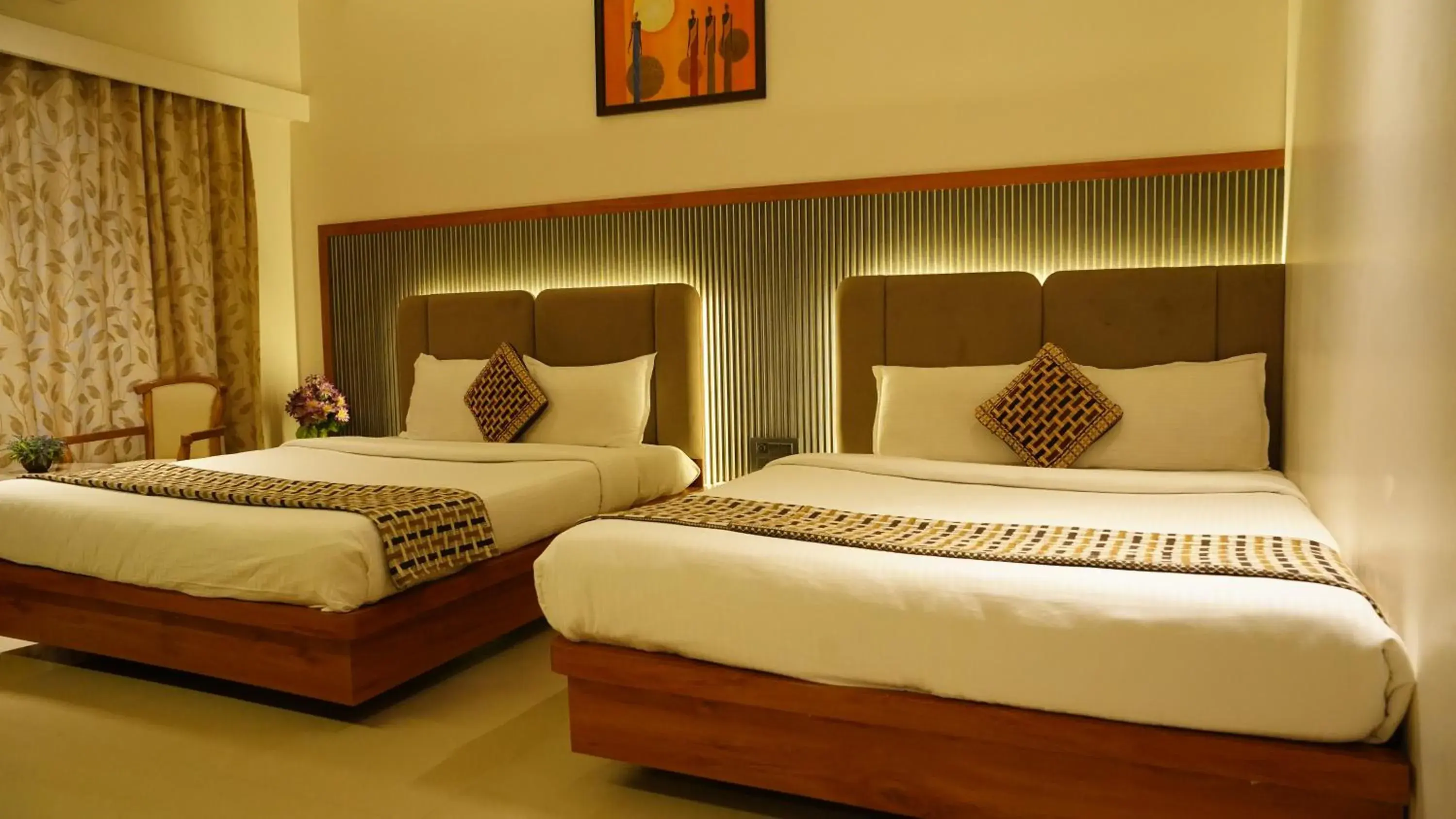 Bed in Hotel Ganpati Palace Shirdi Newly Renovated Bed in Hotel Ganpati Palace Shirdi Newly Renovated