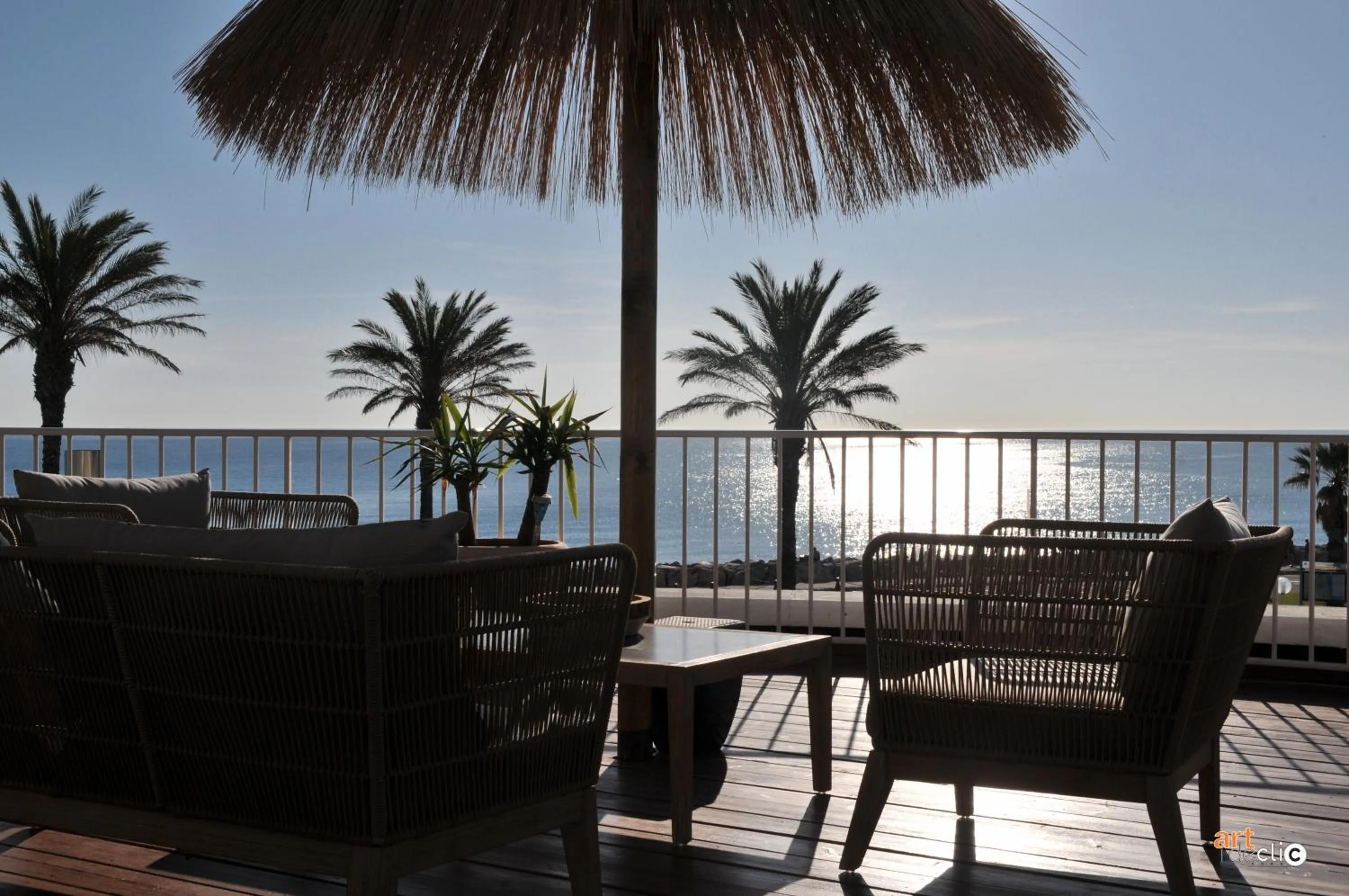 Balcony/Terrace in Bleu Mer Duplex & Suites