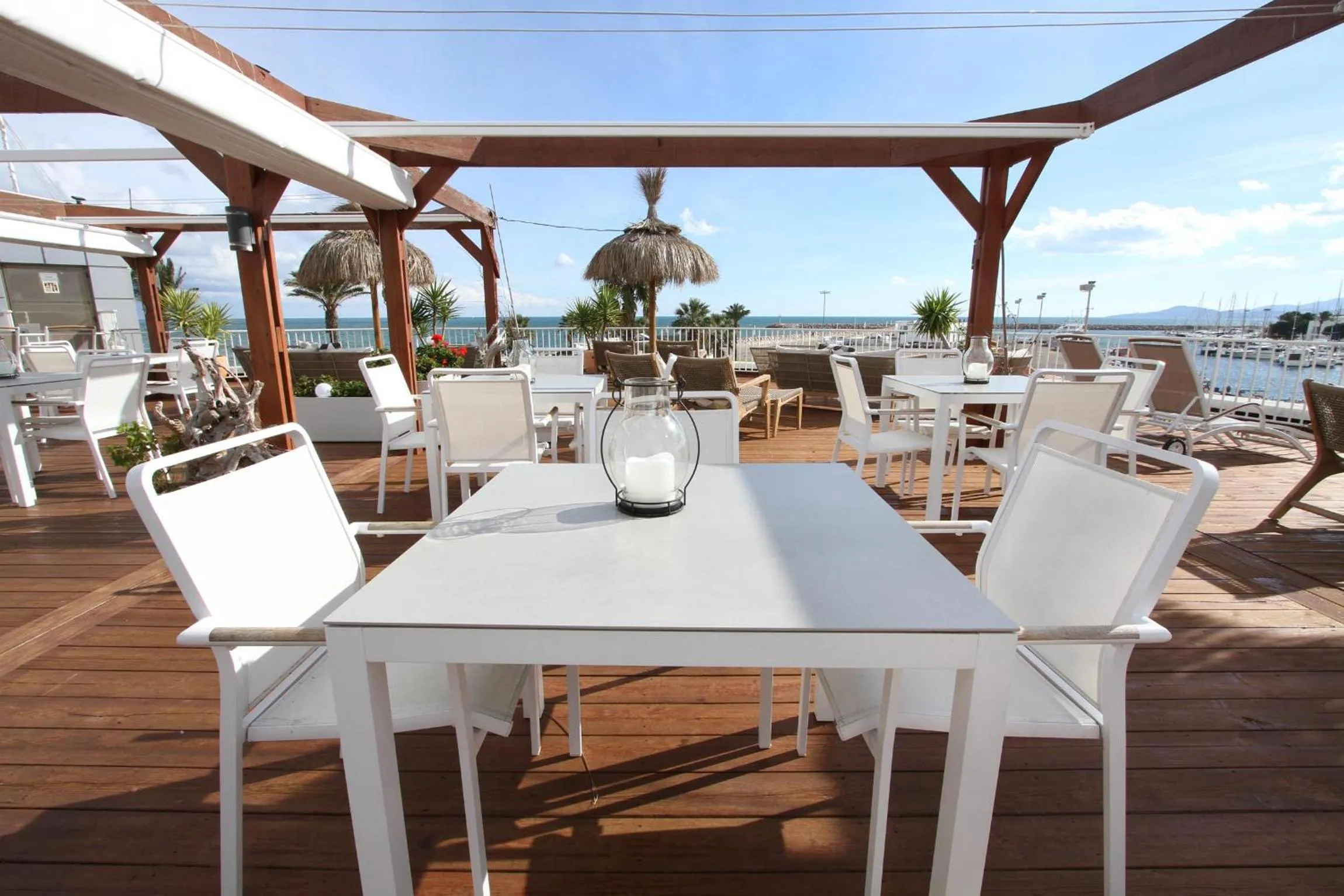 Patio in Bleu Mer Duplex & Suites