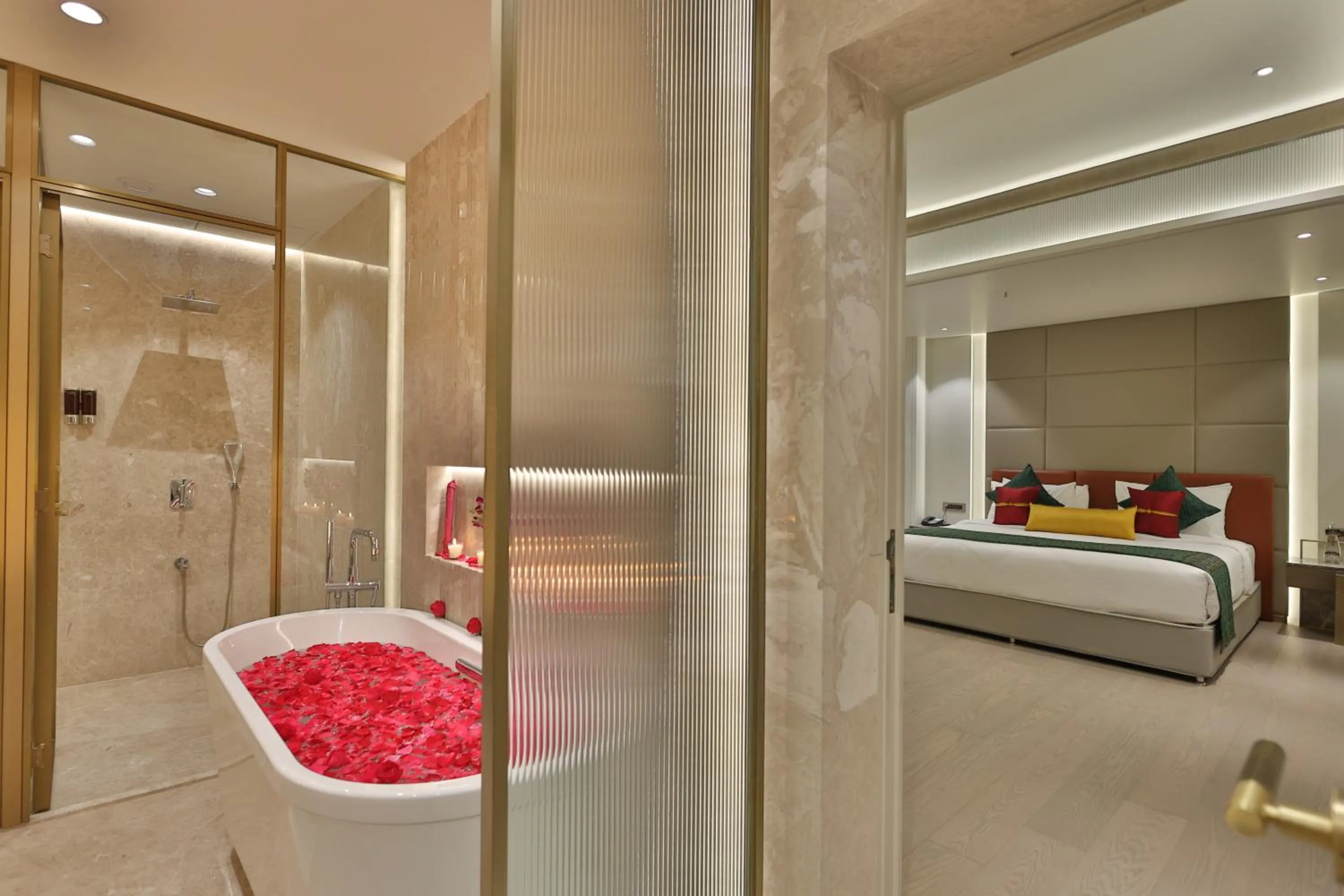 Bed in MARIGOLD-Newly Renovated Hotel