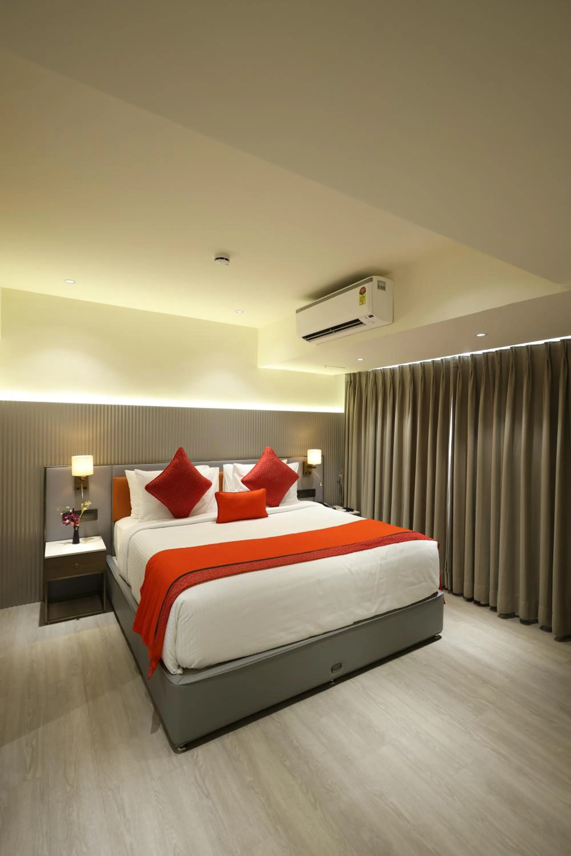 Bed in MARIGOLD-Newly Renovated Hotel