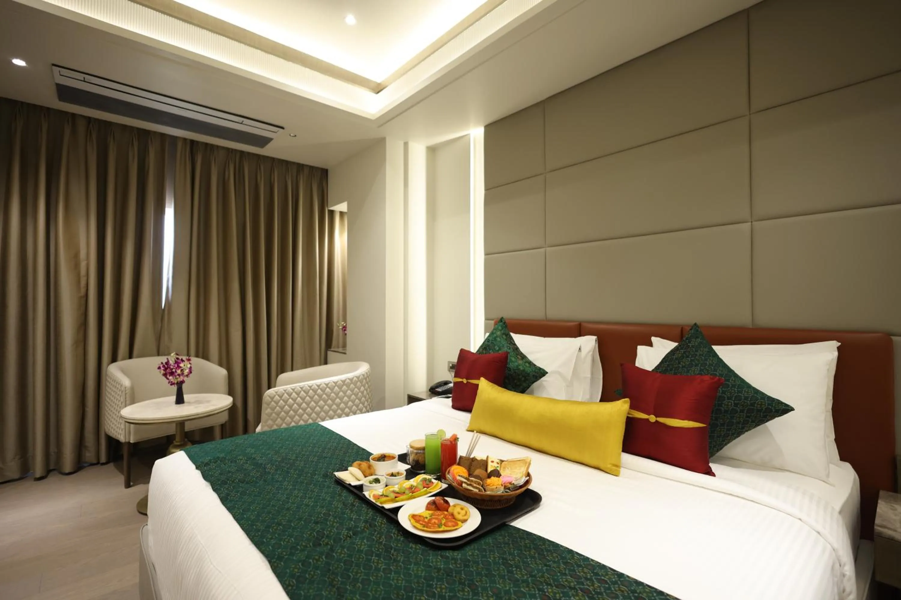 Bed in MARIGOLD-Newly Renovated Hotel