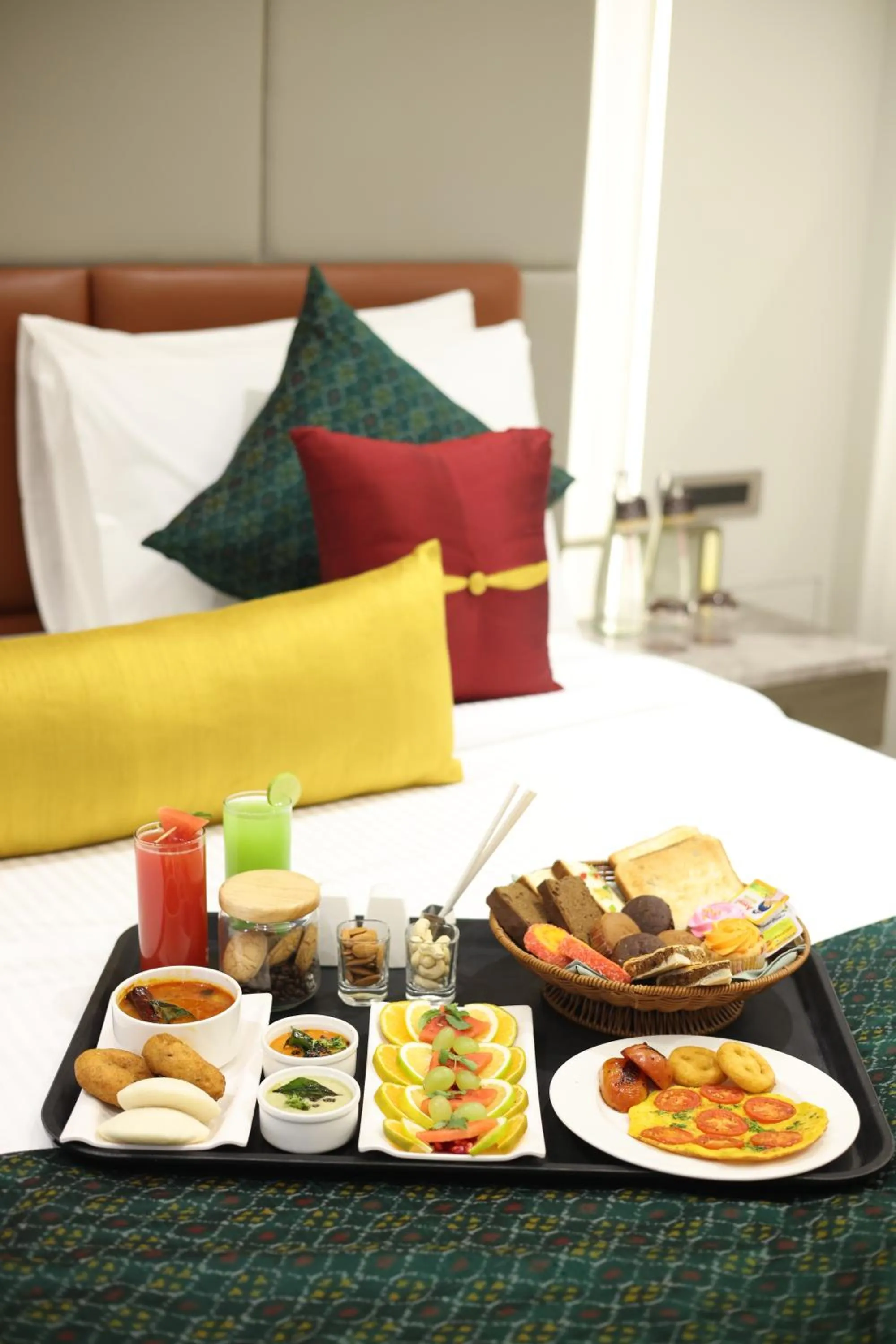 Bed in MARIGOLD-Newly Renovated Hotel