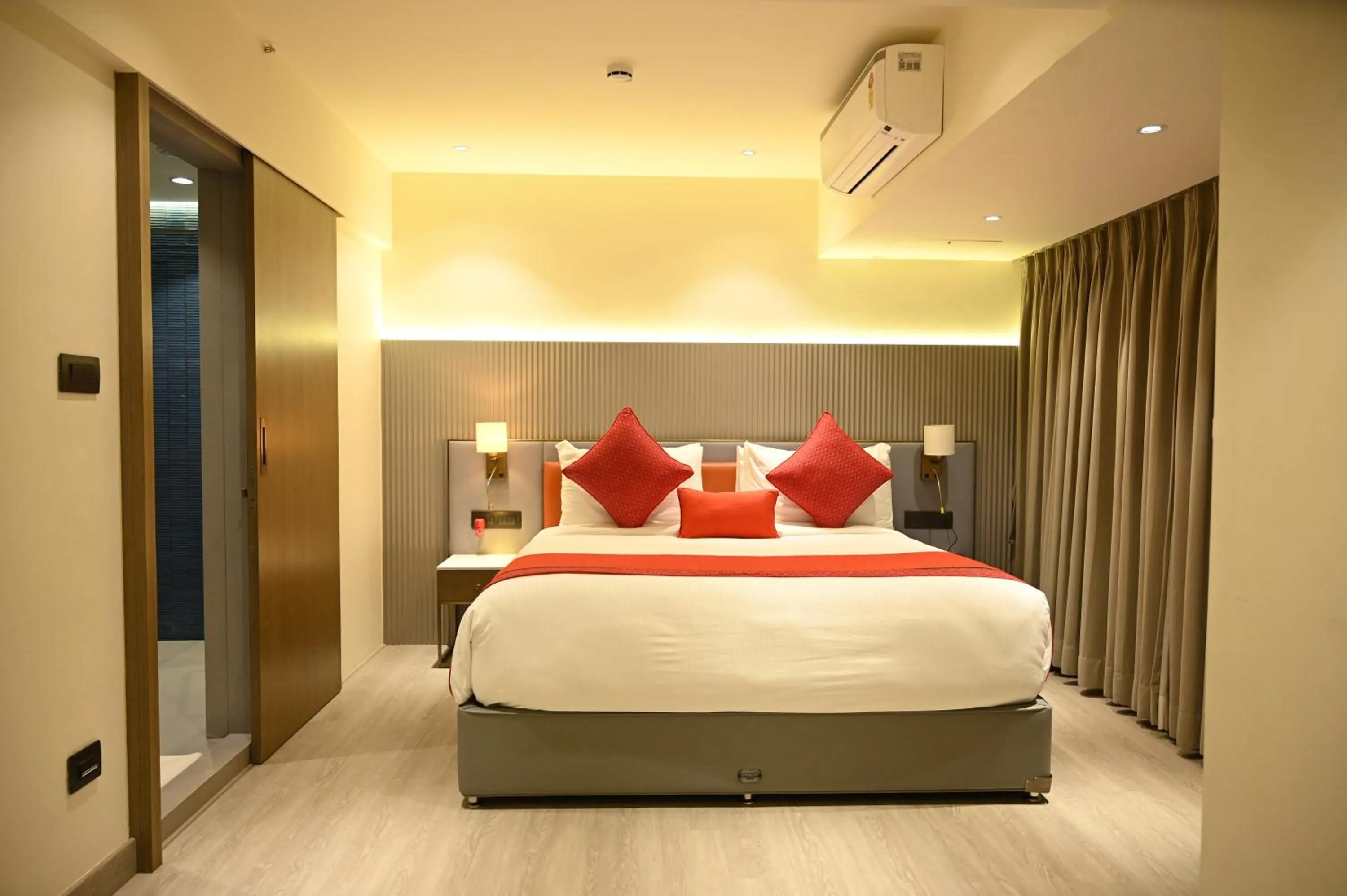 Bed in MARIGOLD-Newly Renovated Hotel