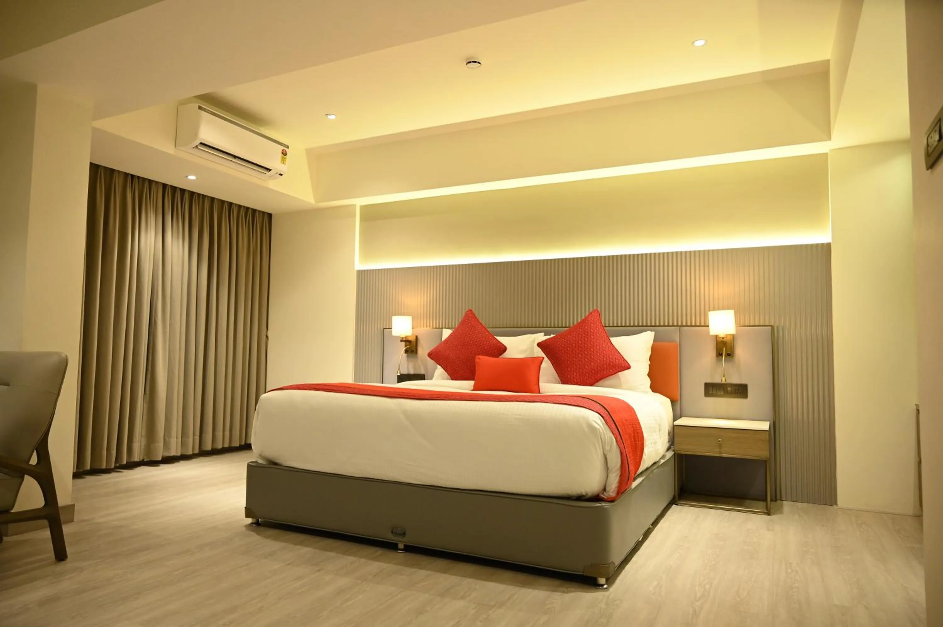 Bed in MARIGOLD-Newly Renovated Hotel