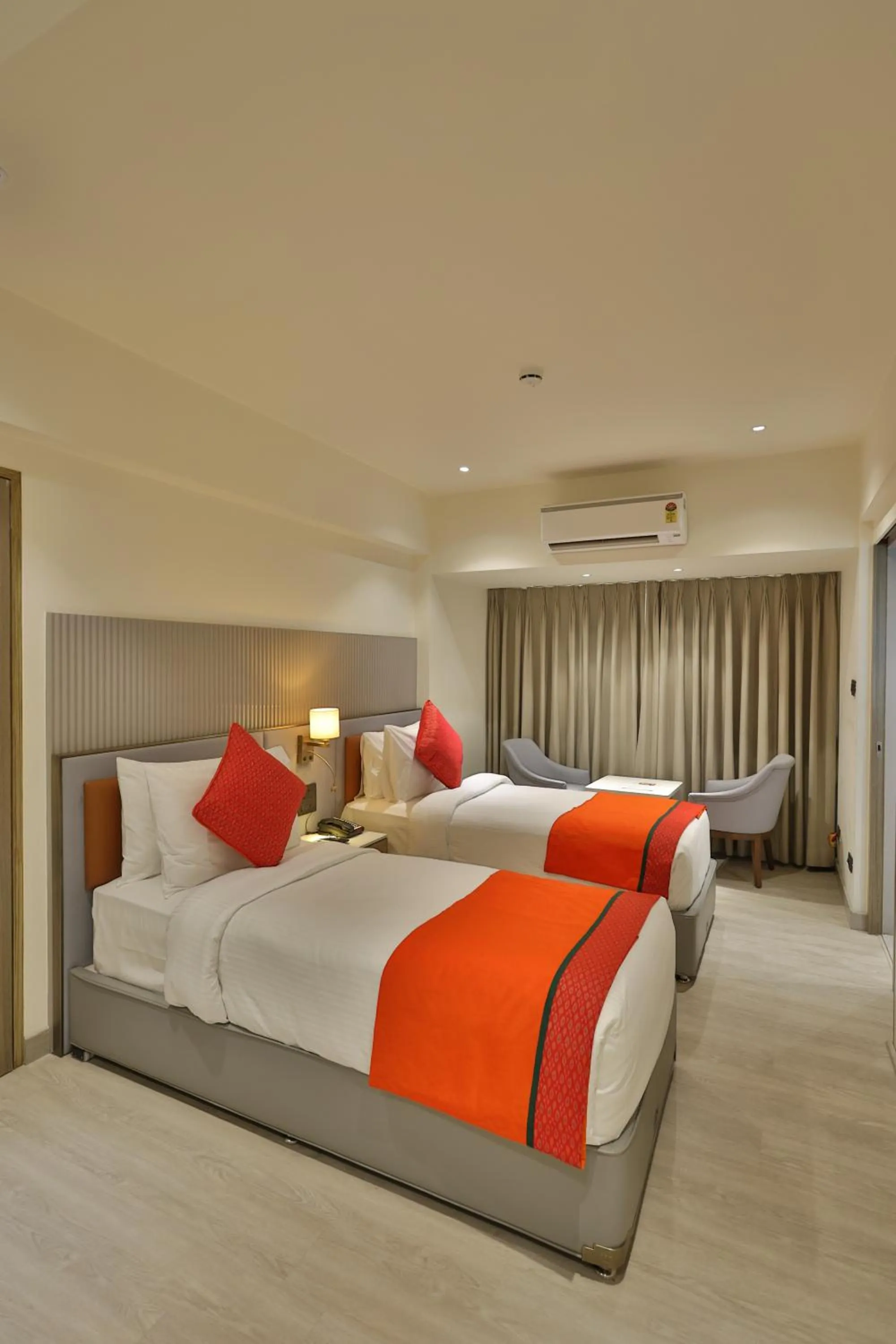 Bed in MARIGOLD-Newly Renovated Hotel