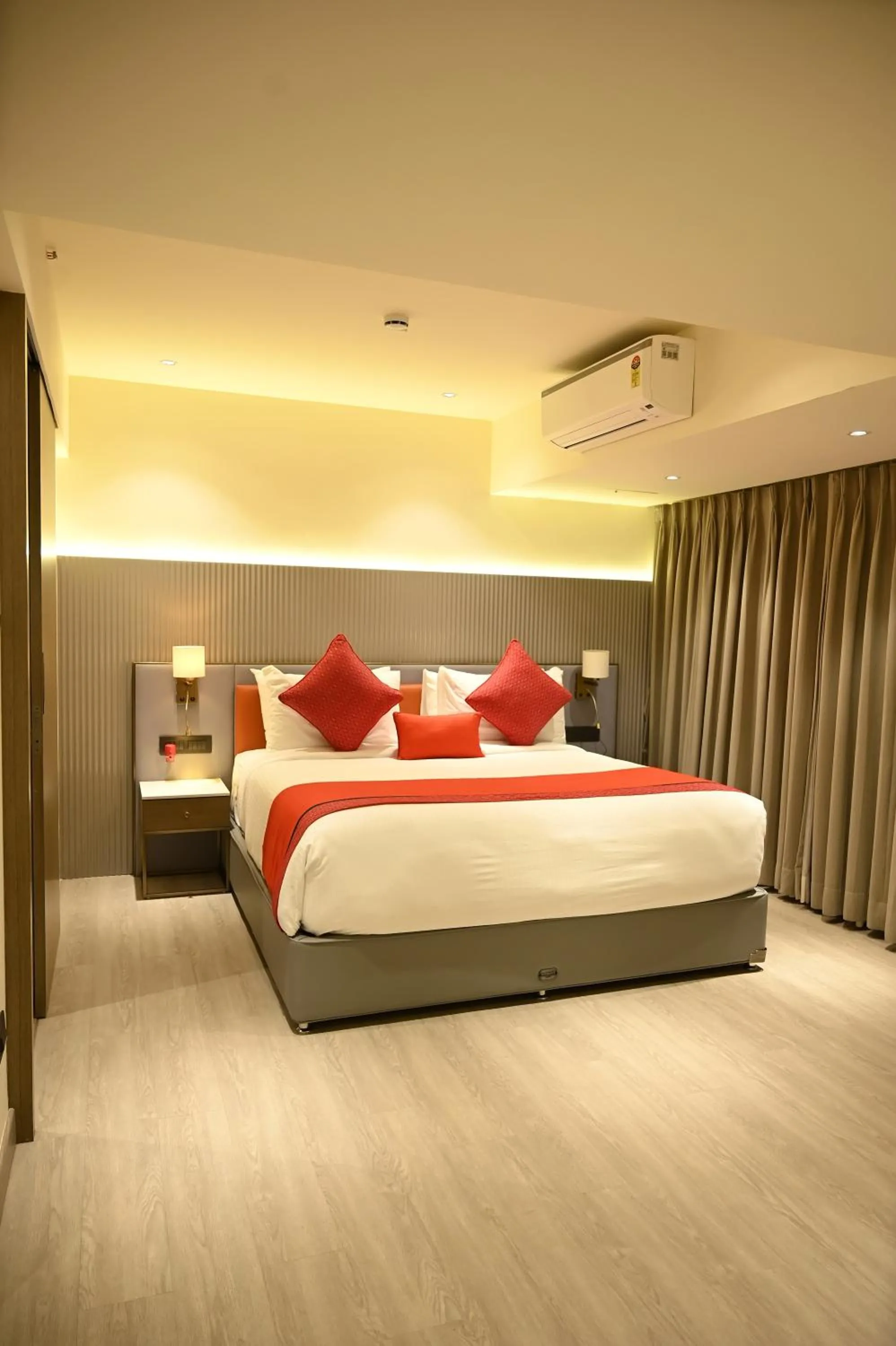 Bed in MARIGOLD-Newly Renovated Hotel