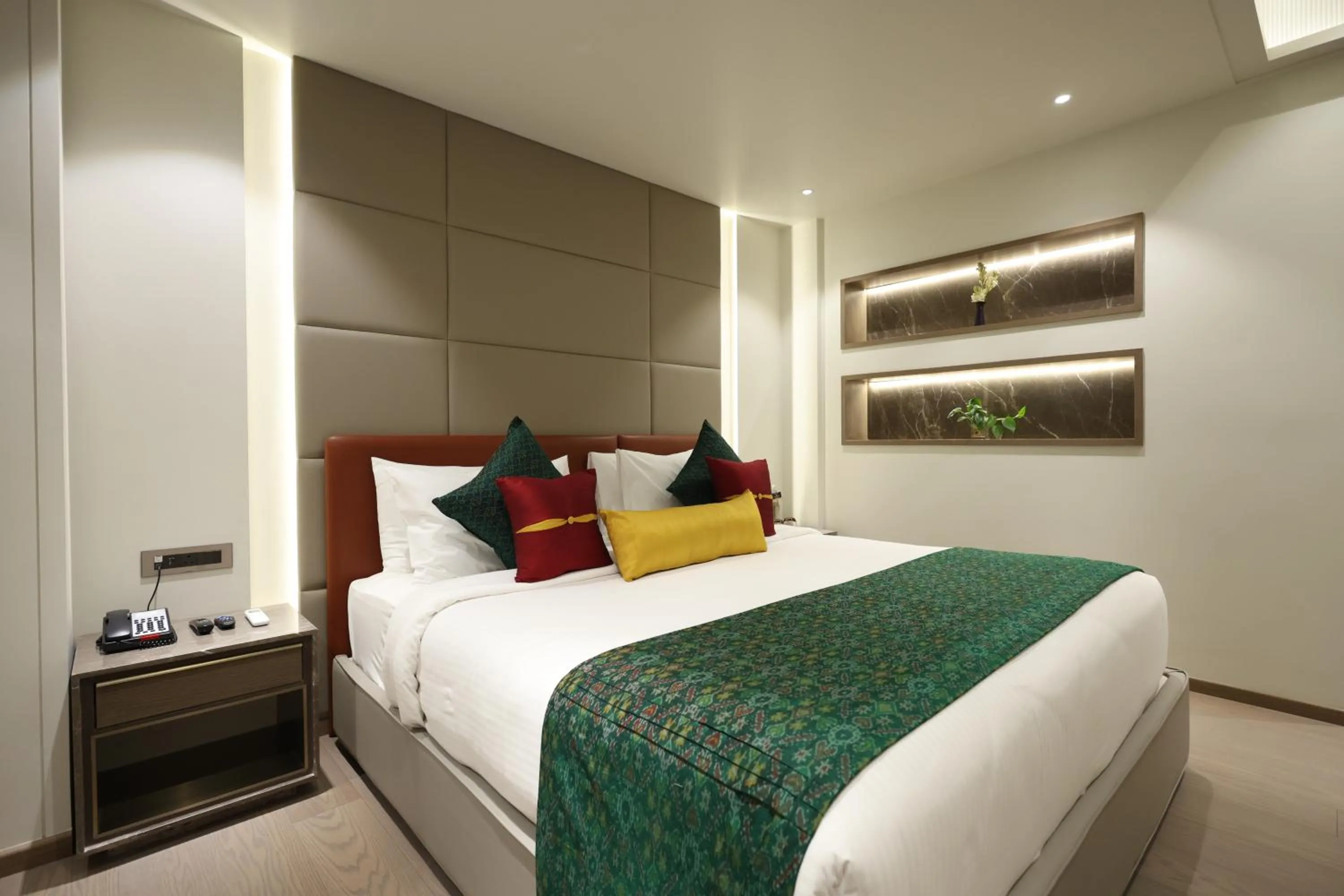 Bed in MARIGOLD-Newly Renovated Hotel