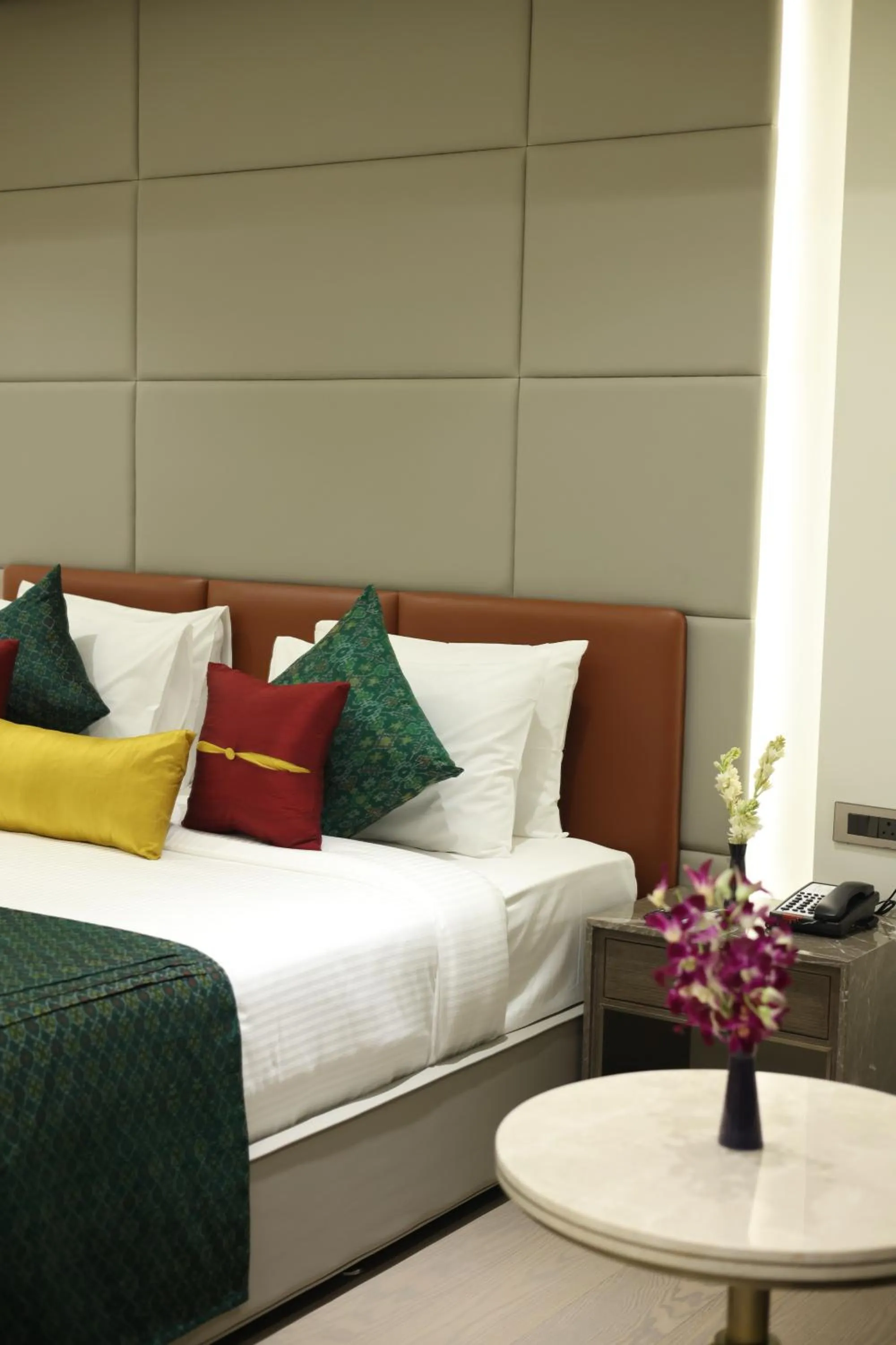 Bed in MARIGOLD-Newly Renovated Hotel