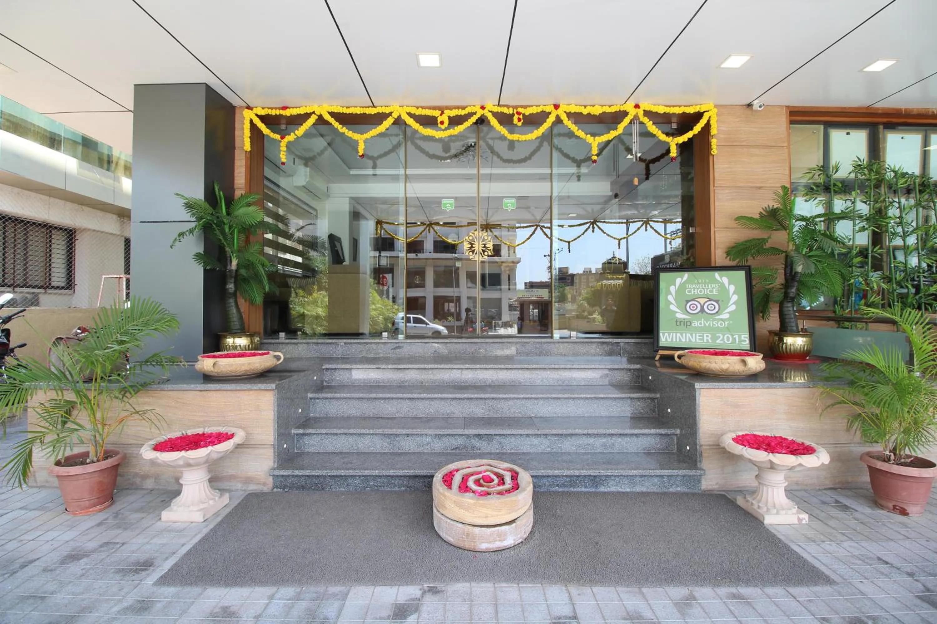 Facade/entrance in MARIGOLD-Newly Renovated Hotel