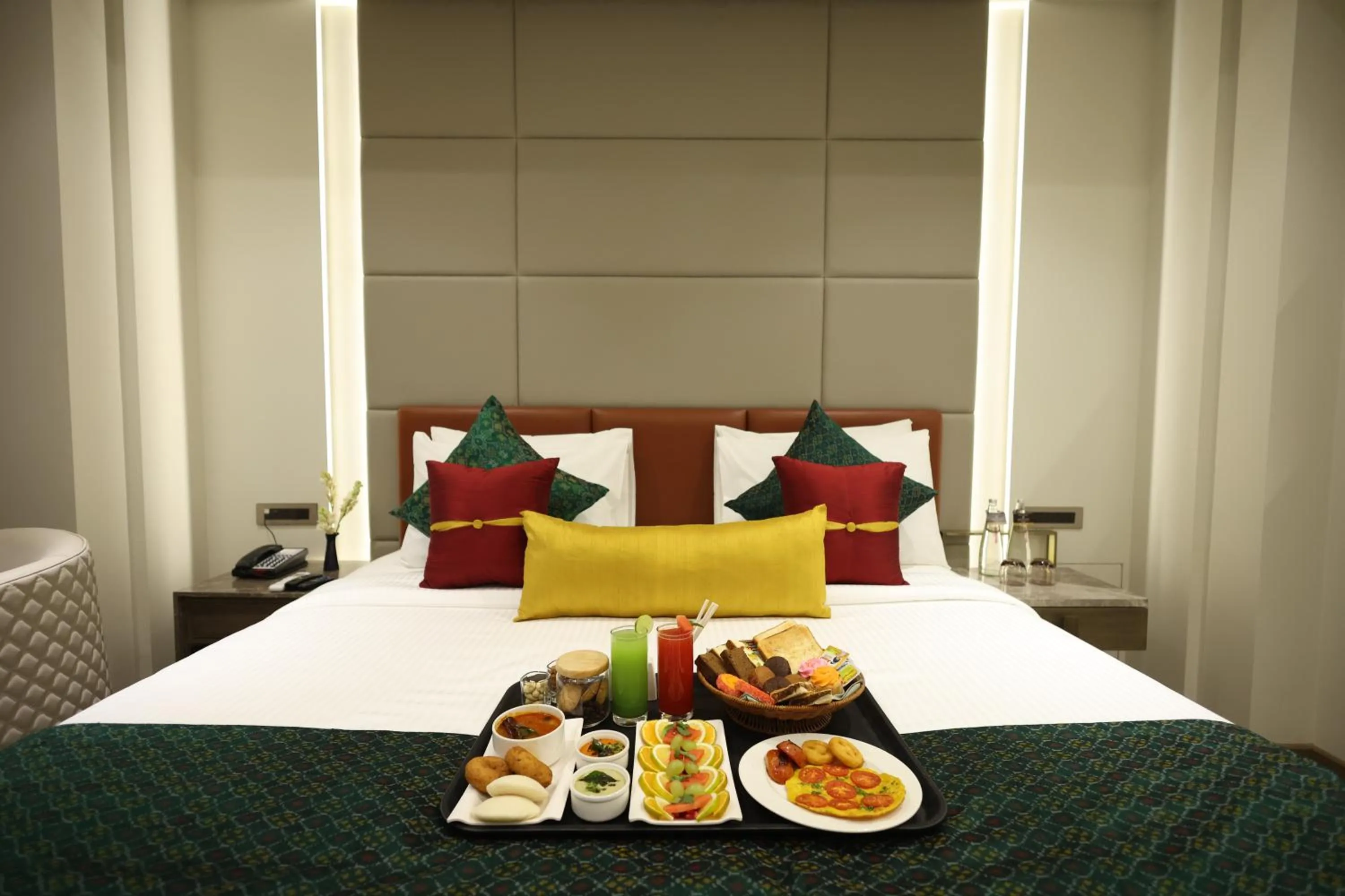 Bed in MARIGOLD-Newly Renovated Hotel