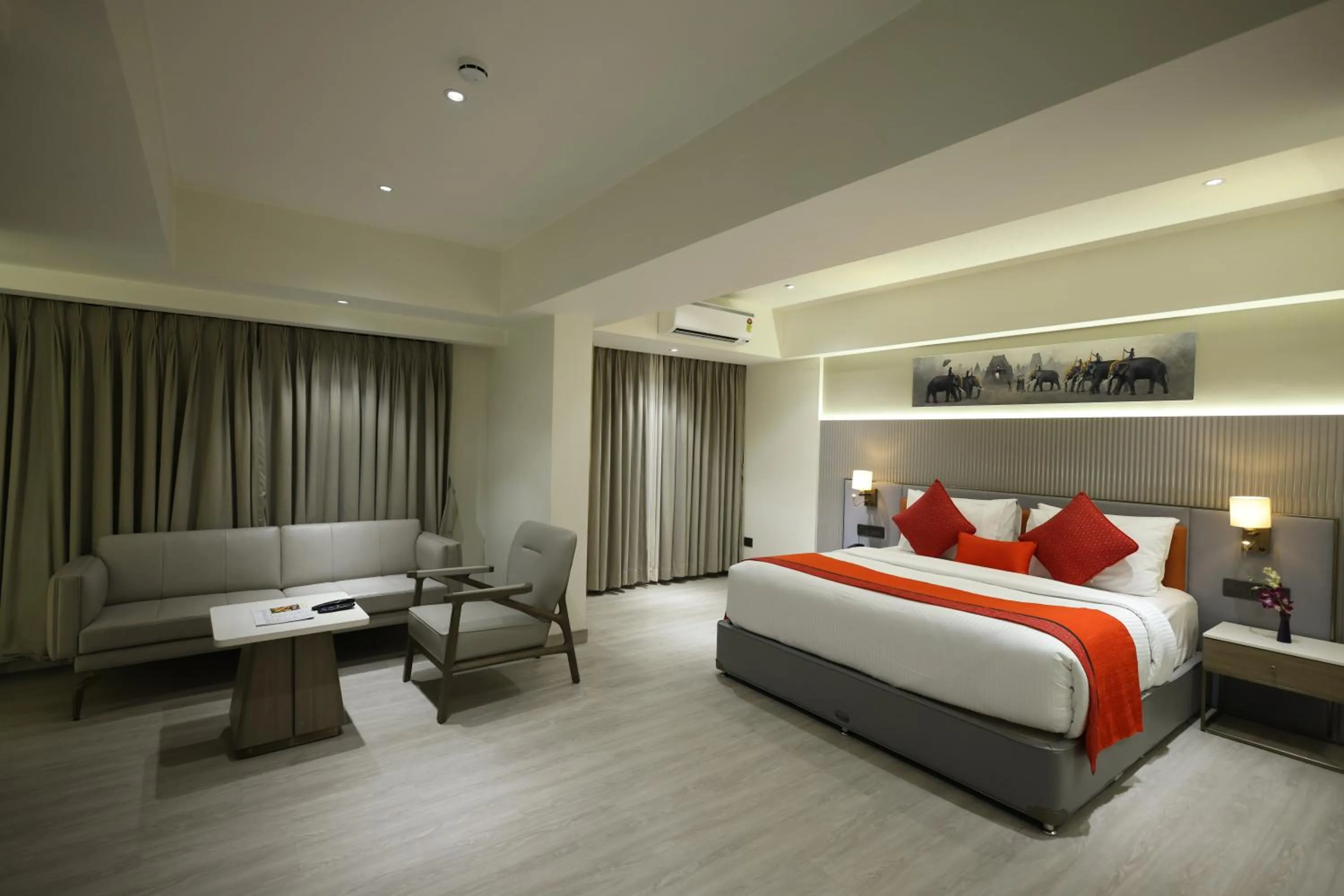 Bed in MARIGOLD-Newly Renovated Hotel