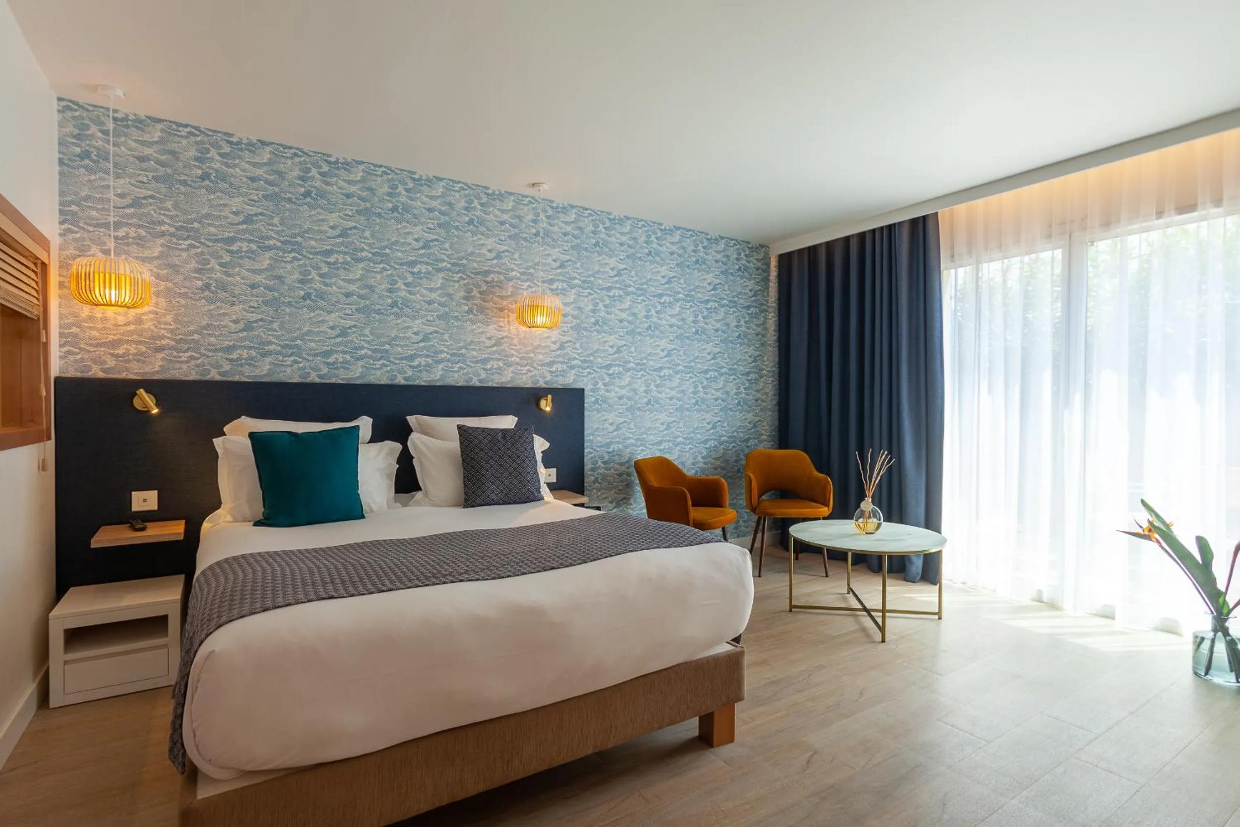 Bed in Hôtel La Piscine