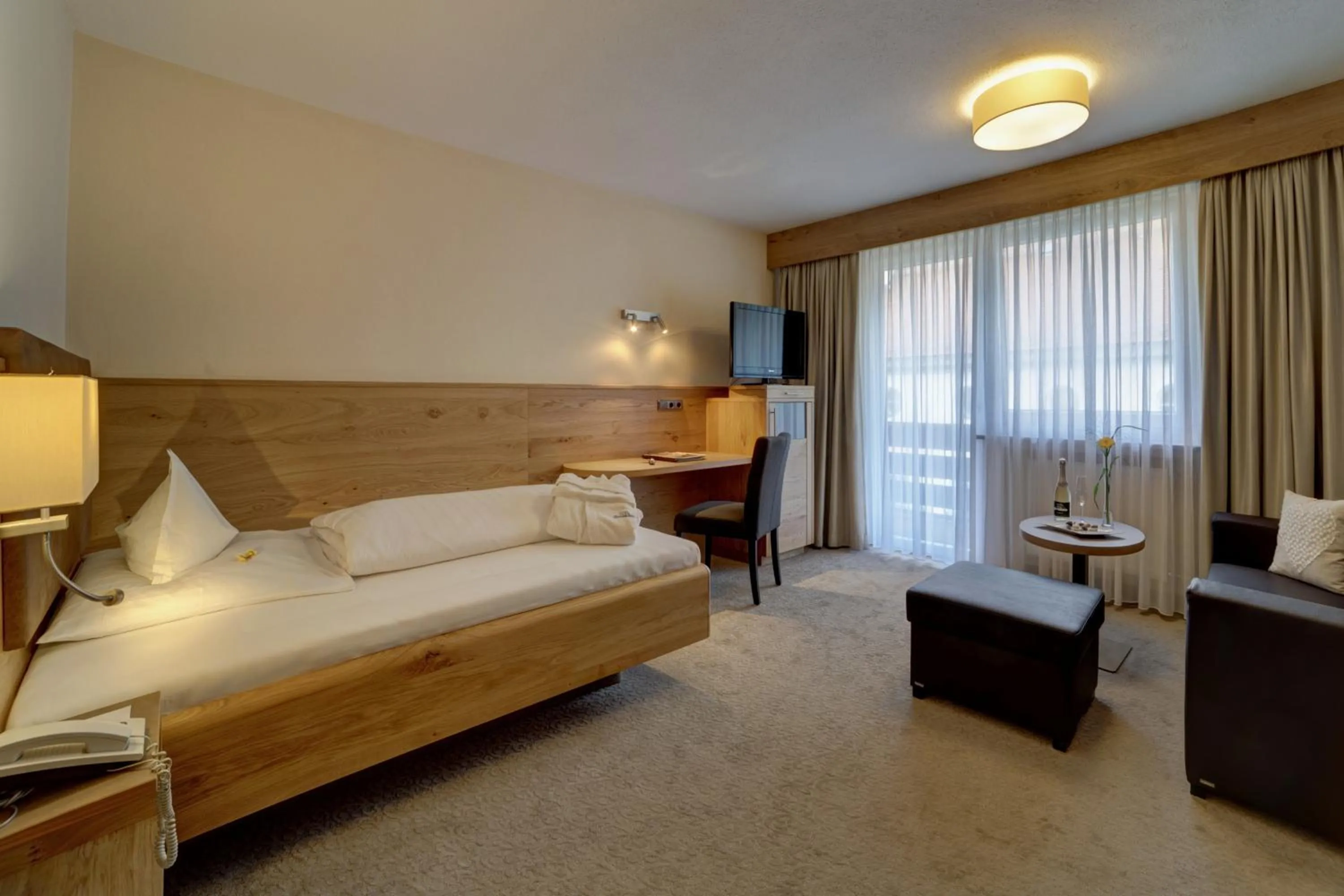 Bed in Wellnesshotel Hofbräuhaus