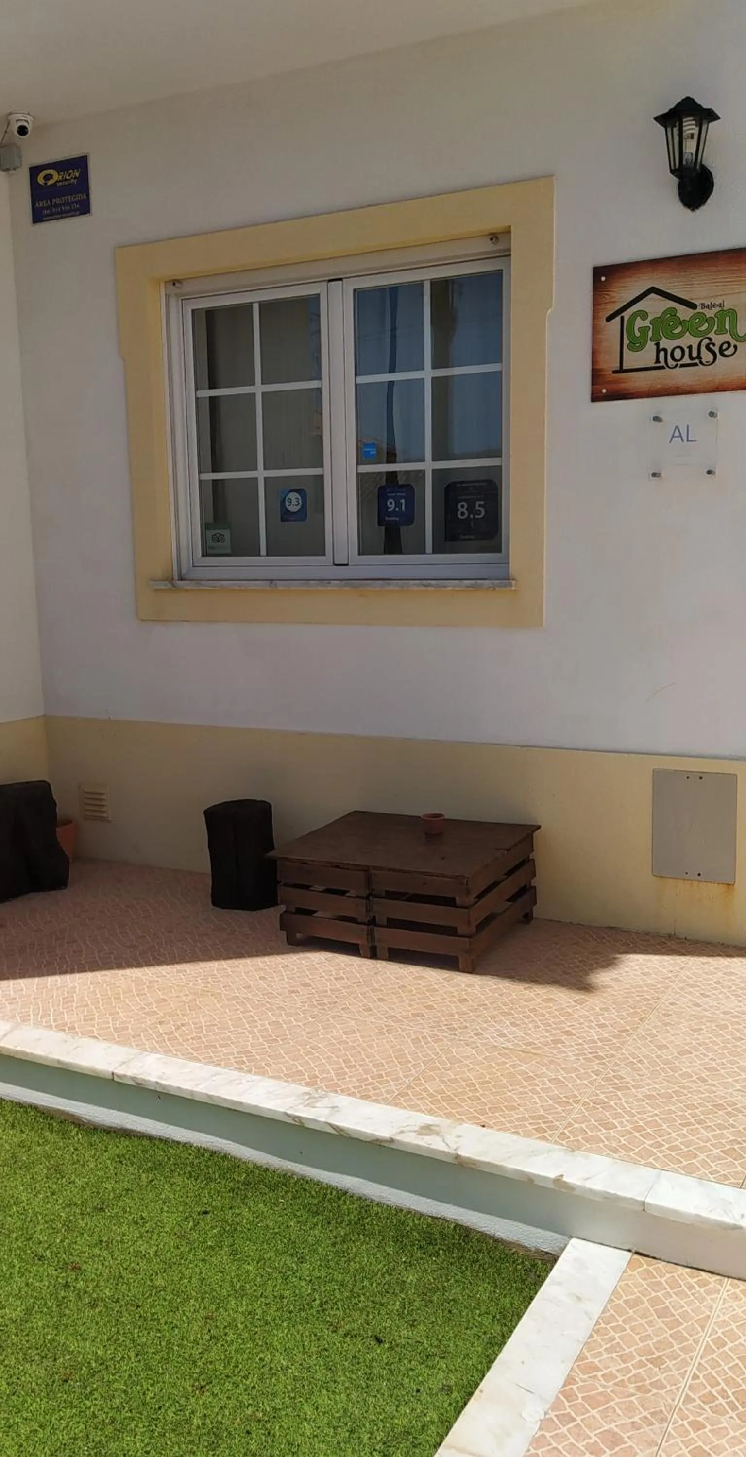 Patio in Green House