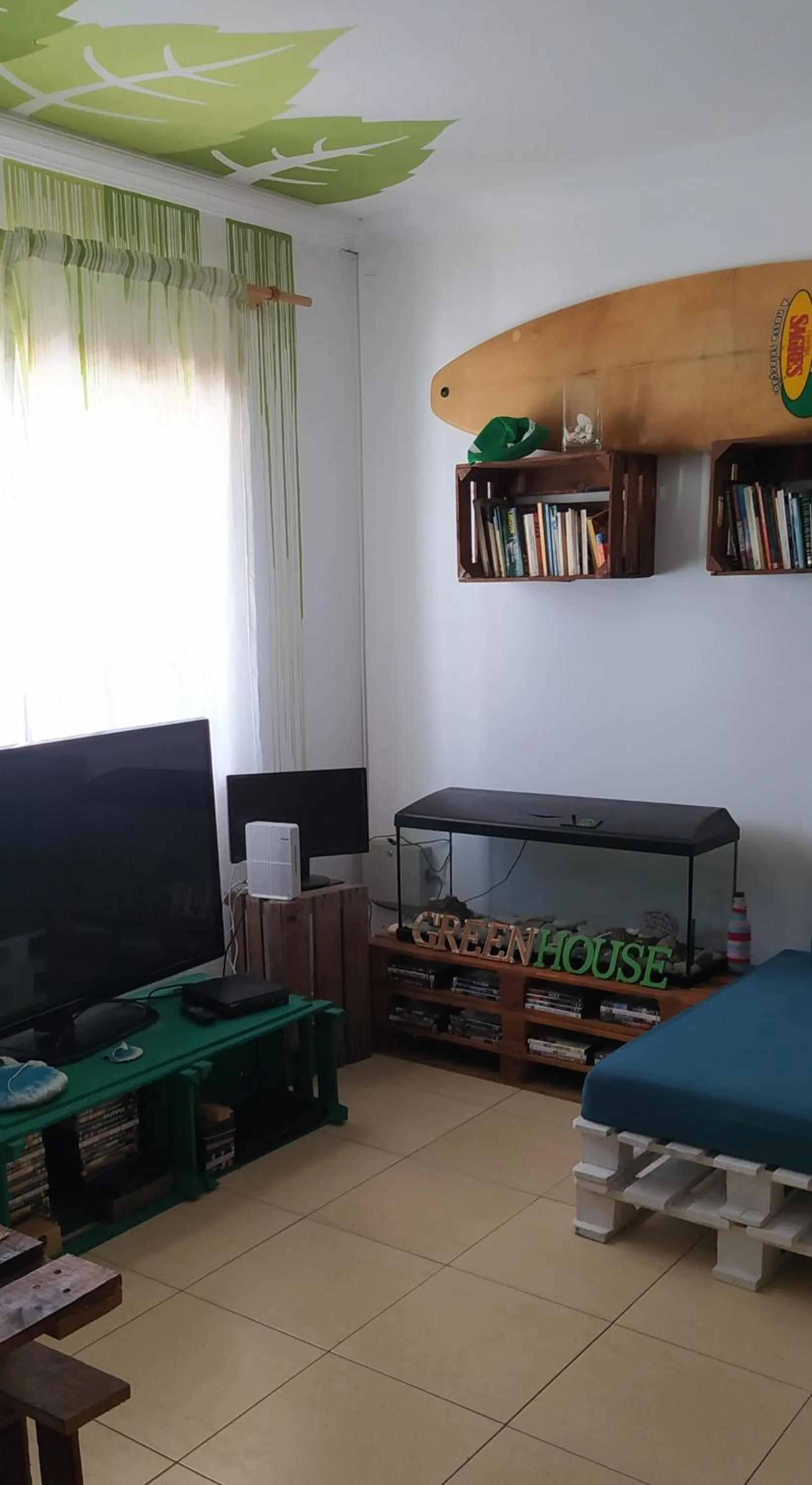 Living room in Green House