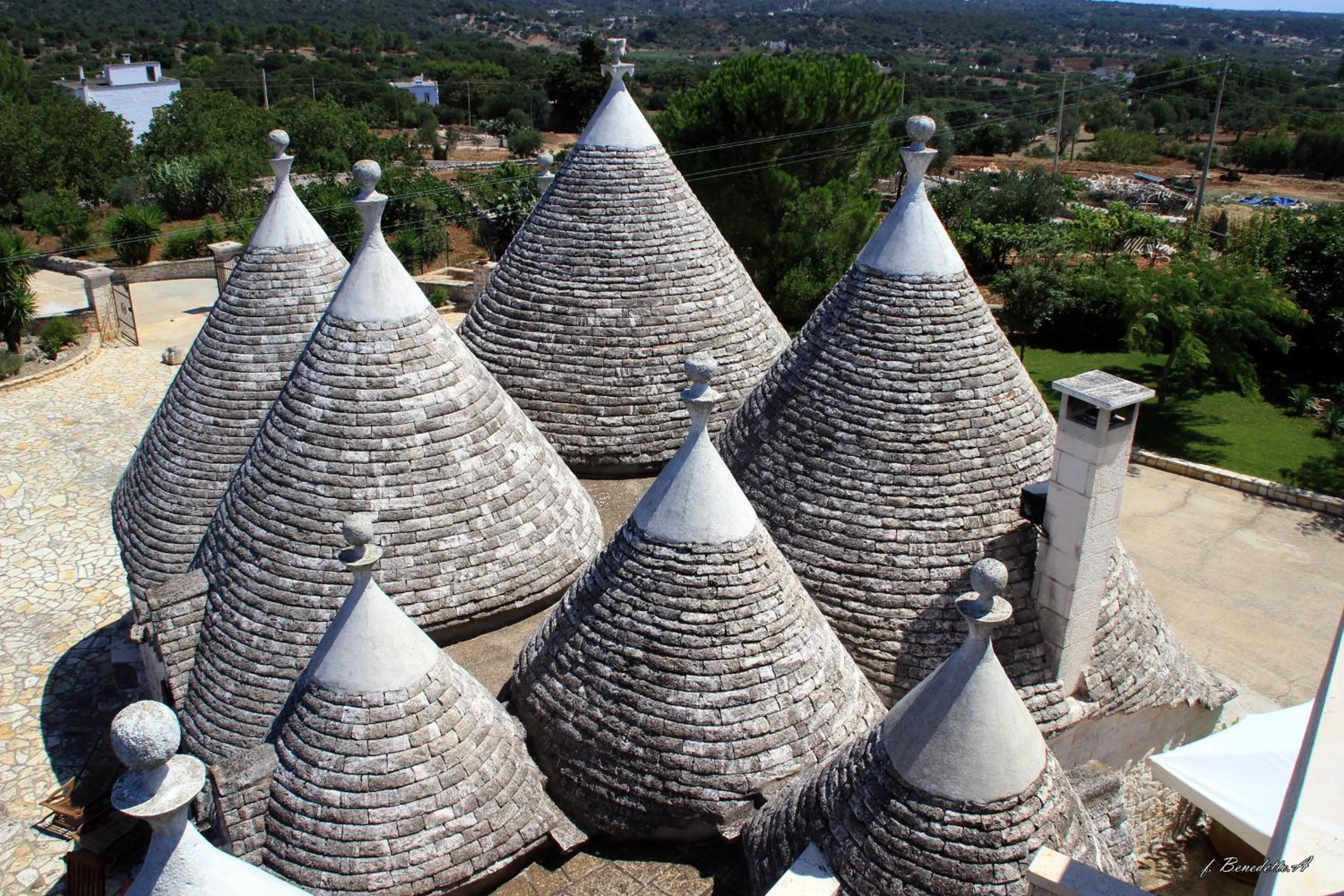 Bird's eye view in Masseria Peppeturro