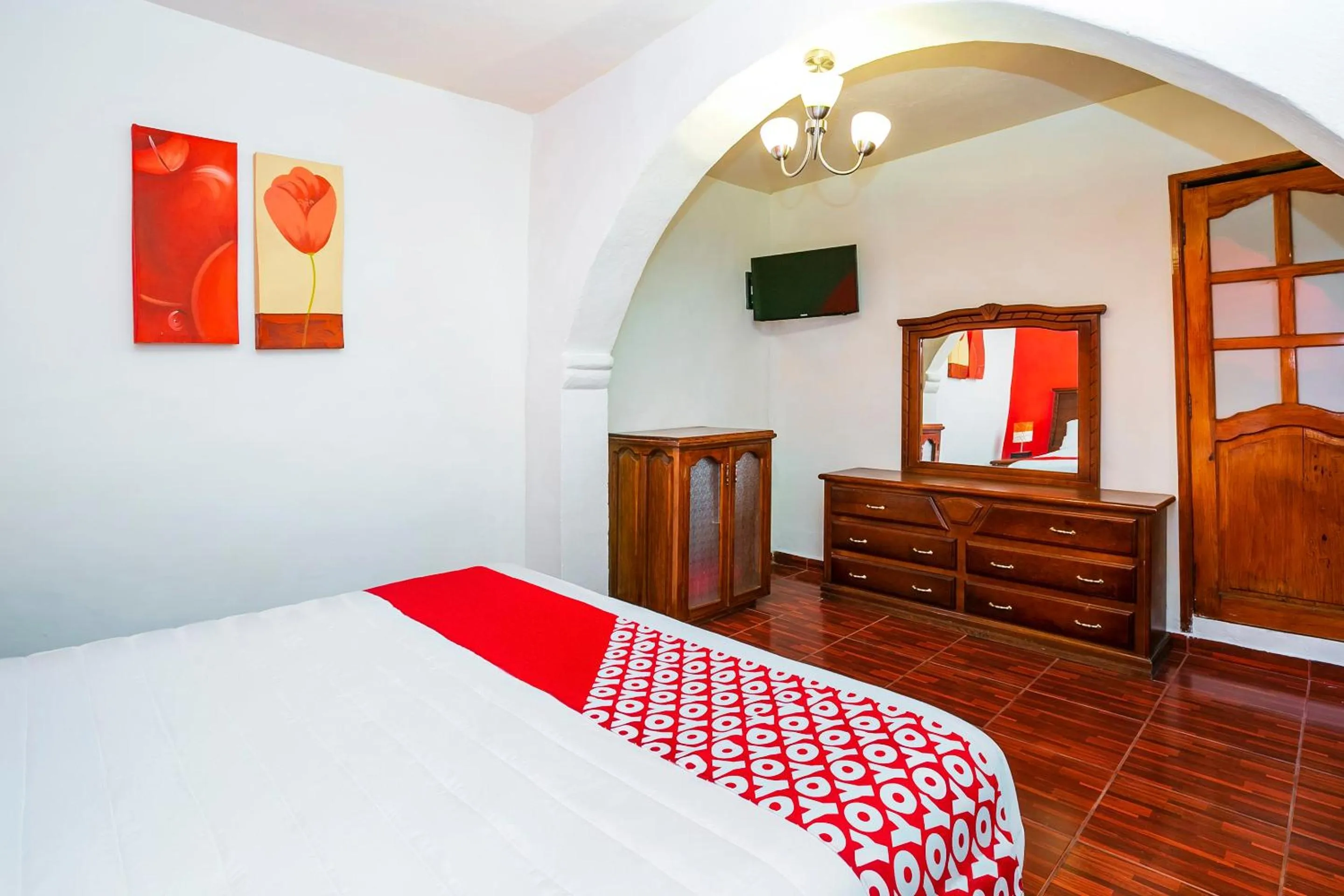 Bedroom, Bed in OYO Posada De Los Angeles, Pátzcuaro