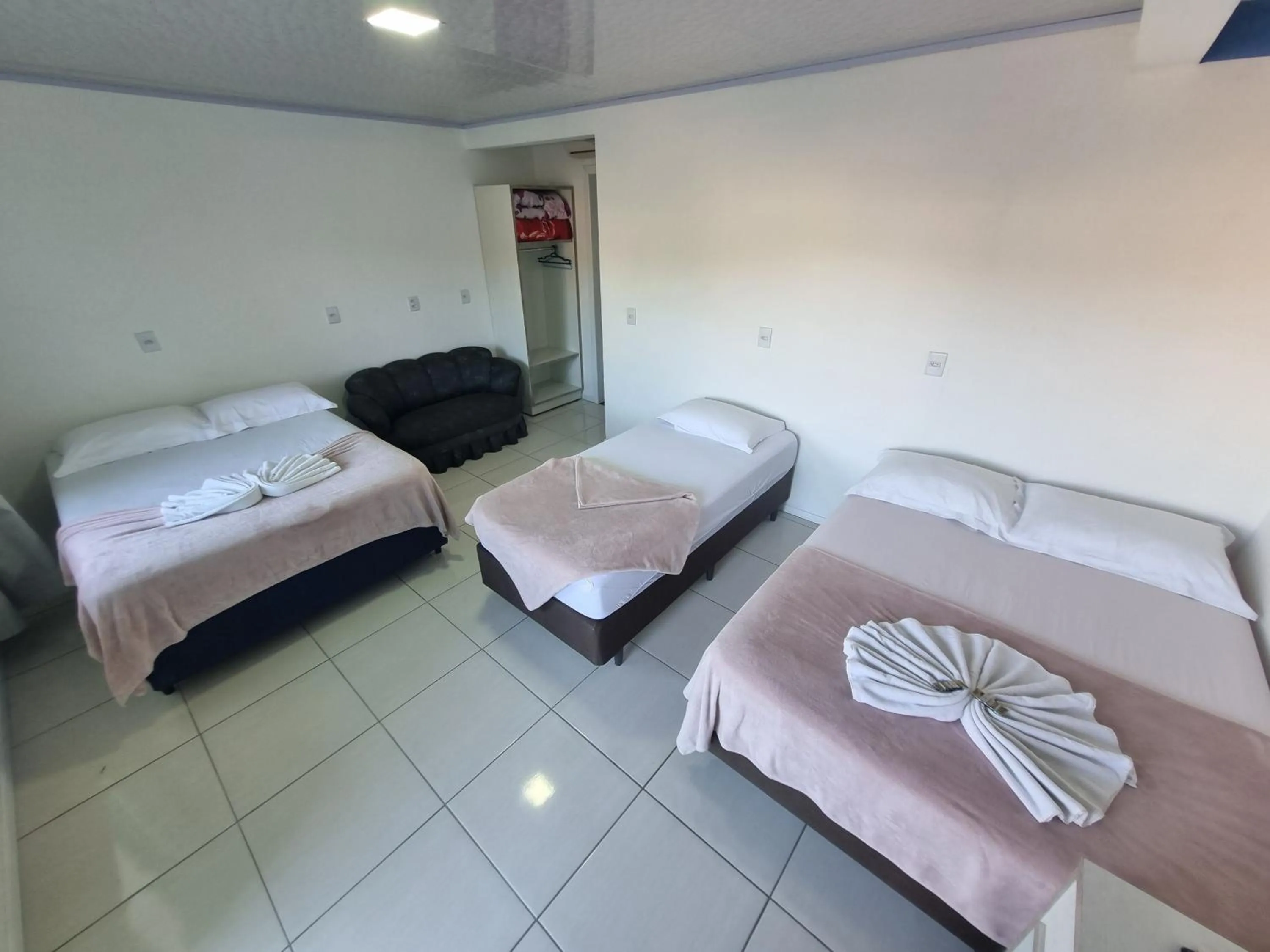 Bed in Pousada Graff