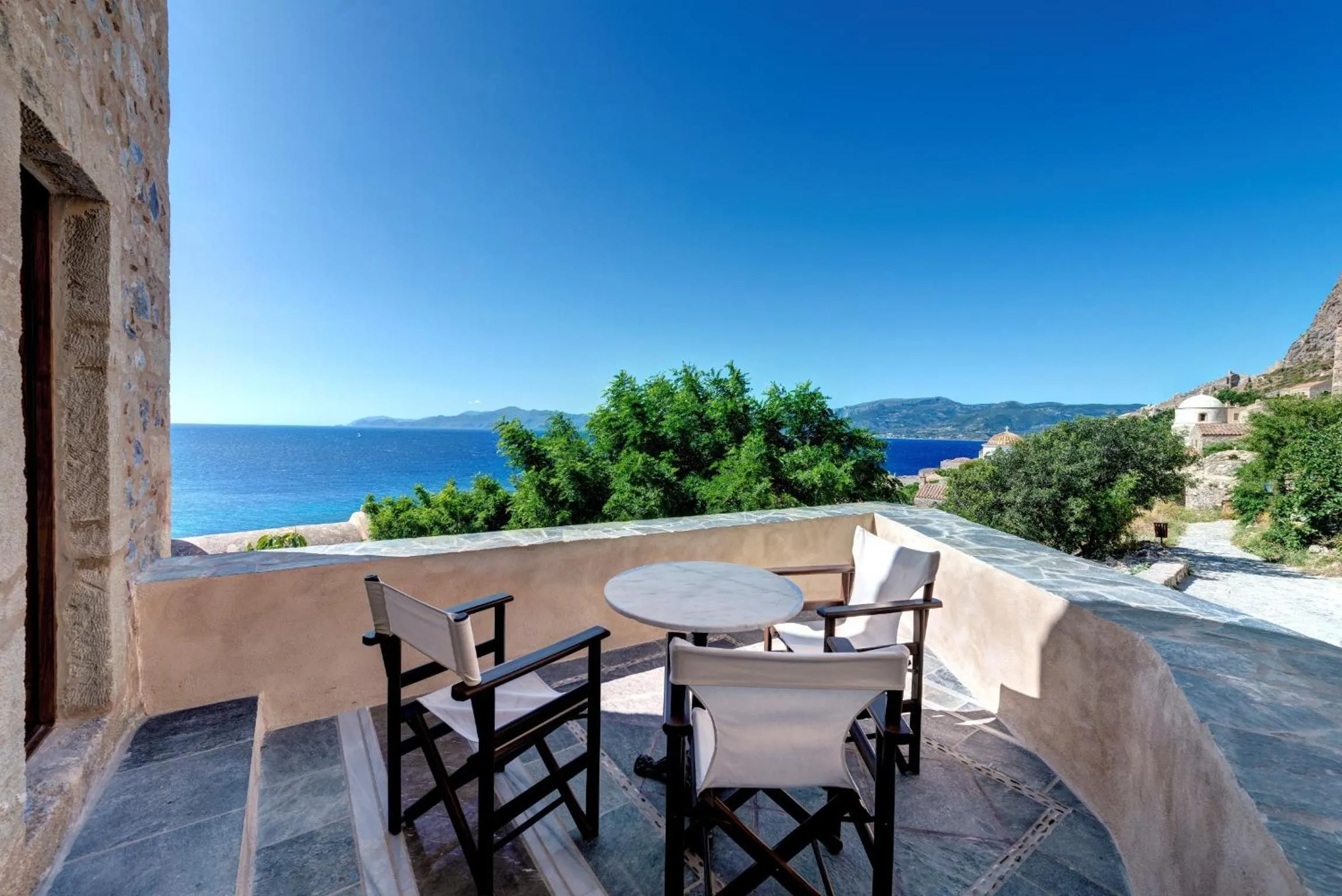 View (from property/room) in Malvasia Traditional Hotel