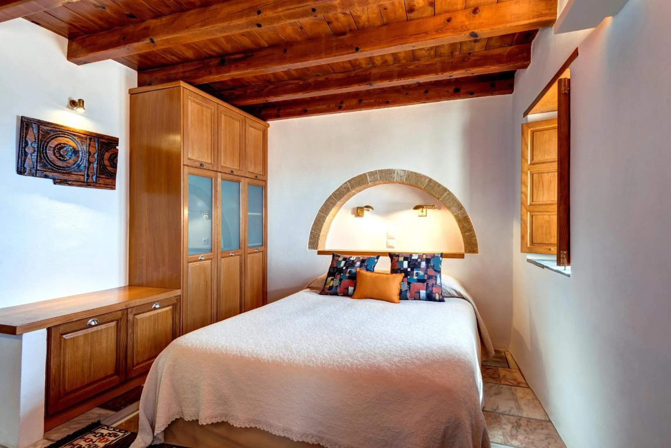 Bedroom, Bed in Malvasia Traditional Hotel