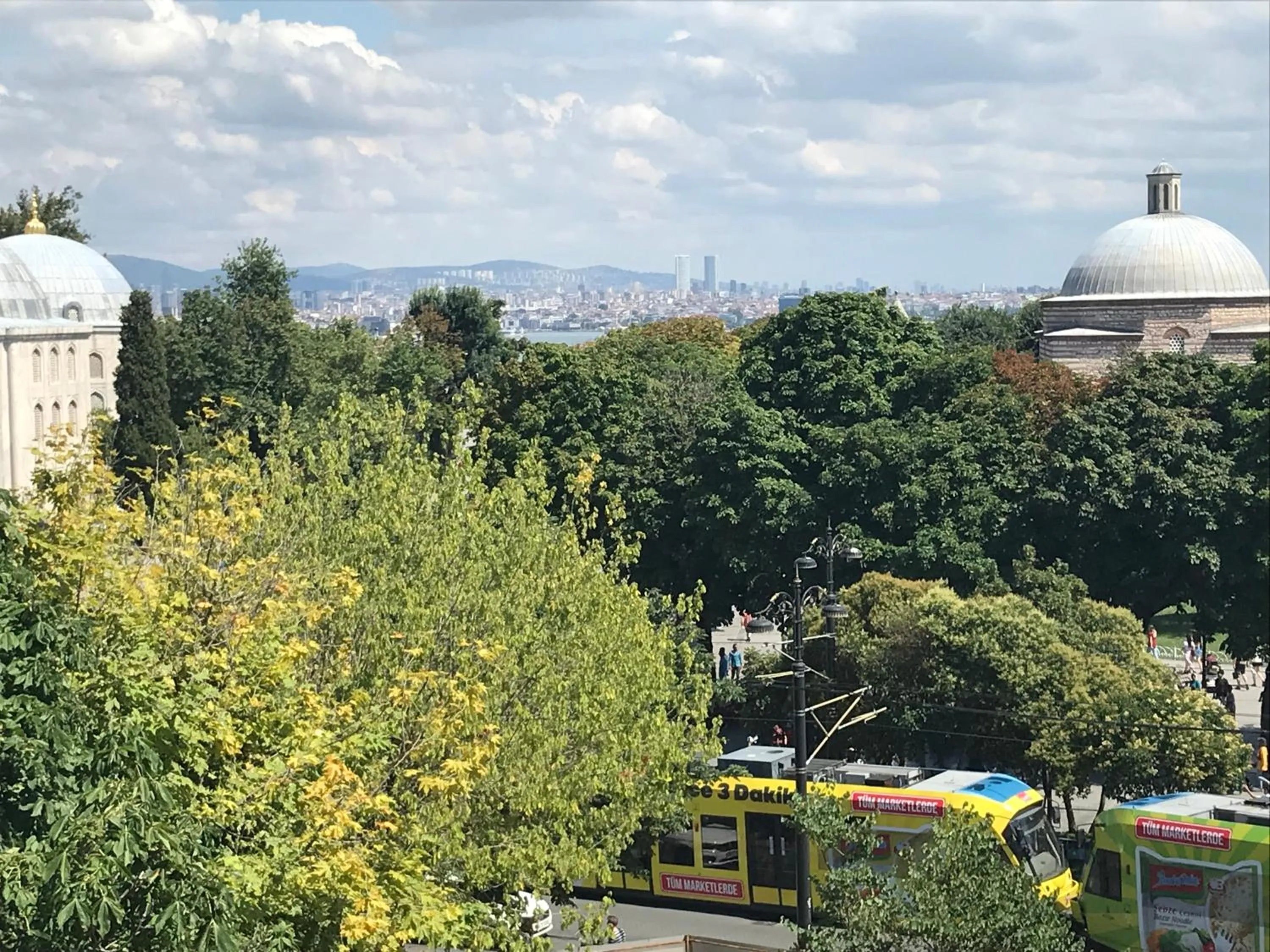 City view in Old Port Hotel Suit