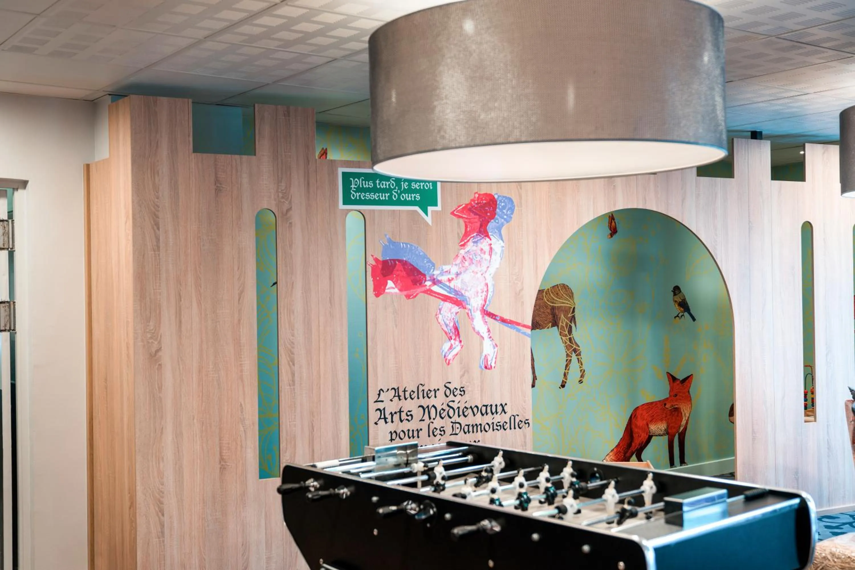 Children play ground in ibis Styles Carcassonne La Cité