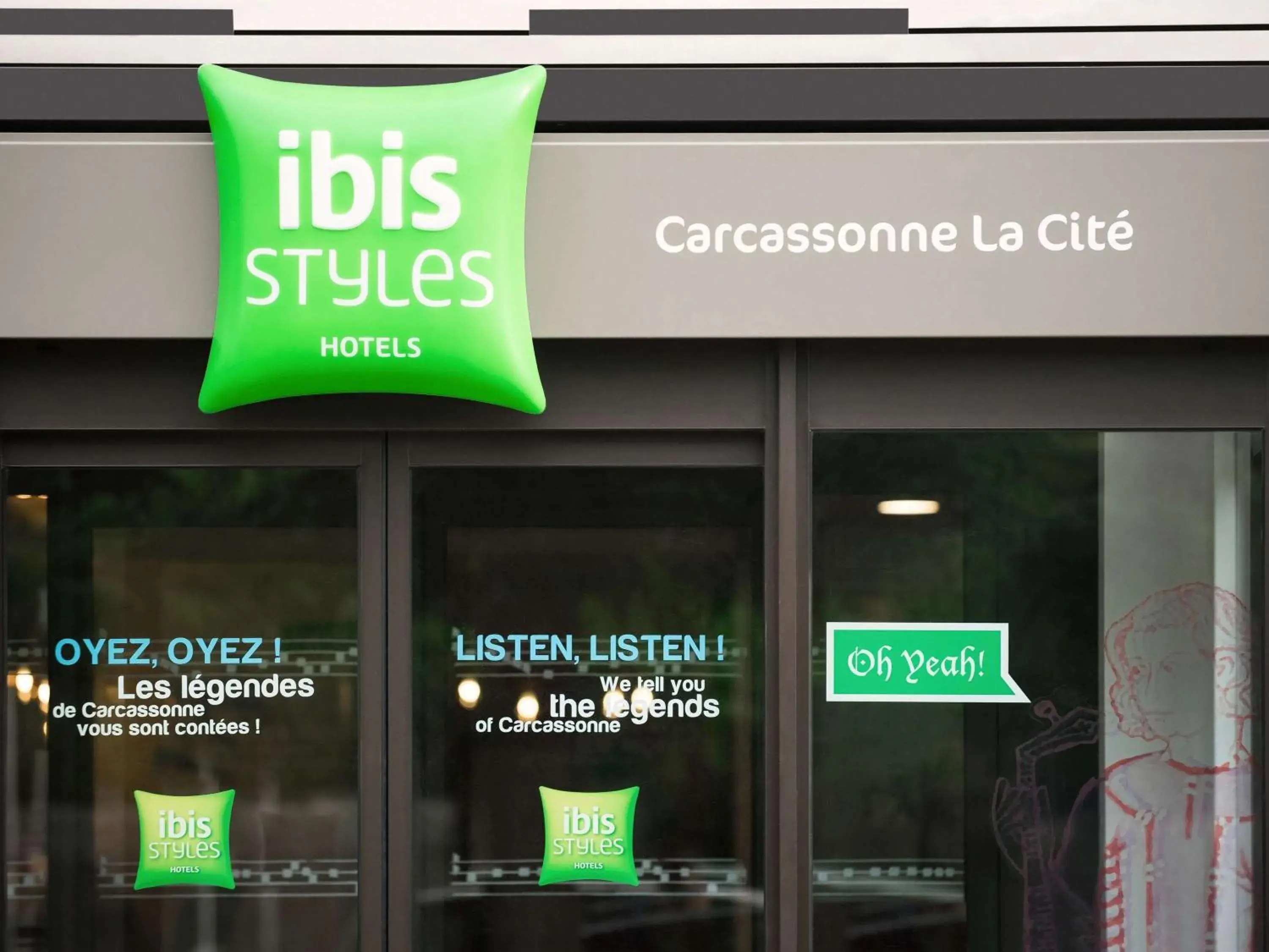 Property building in ibis Styles Carcassonne La Cité Property building in ibis Styles Carcassonne La Cité