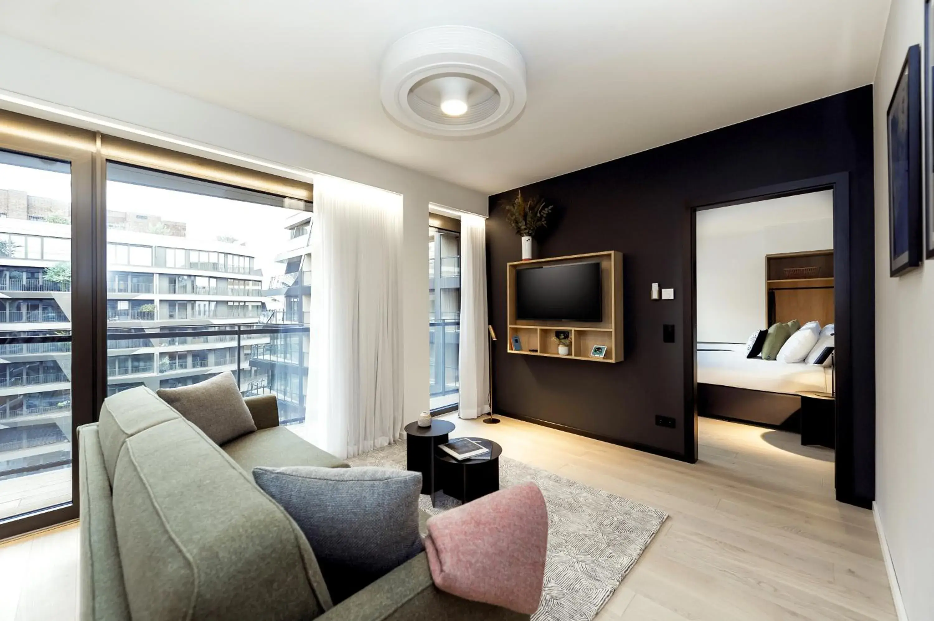 Bedroom in Wilde Aparthotels Berlin, Checkpoint Charlie Bedroom in Wilde Aparthotels Berlin, Checkpoint Charlie