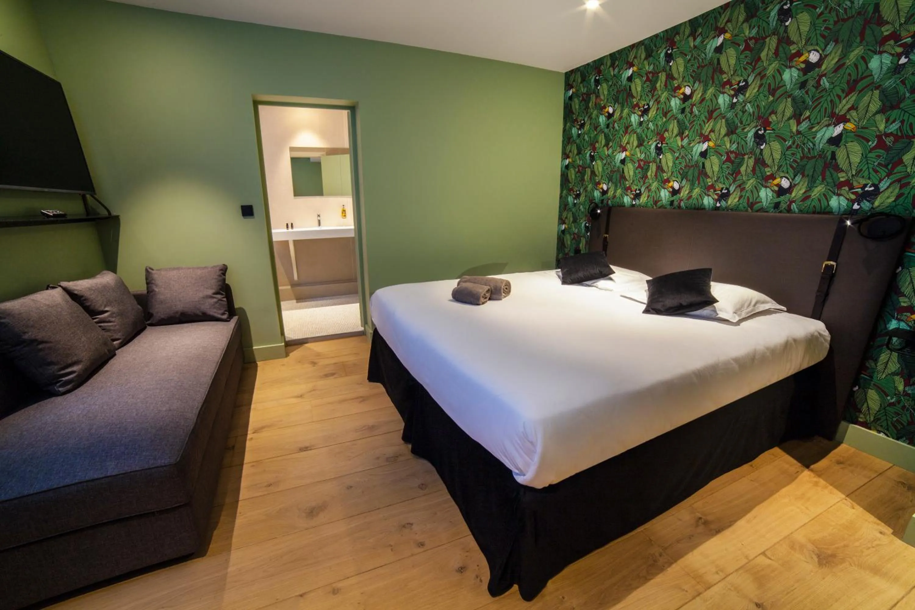 Photo of the whole room, Bed in La Valiz