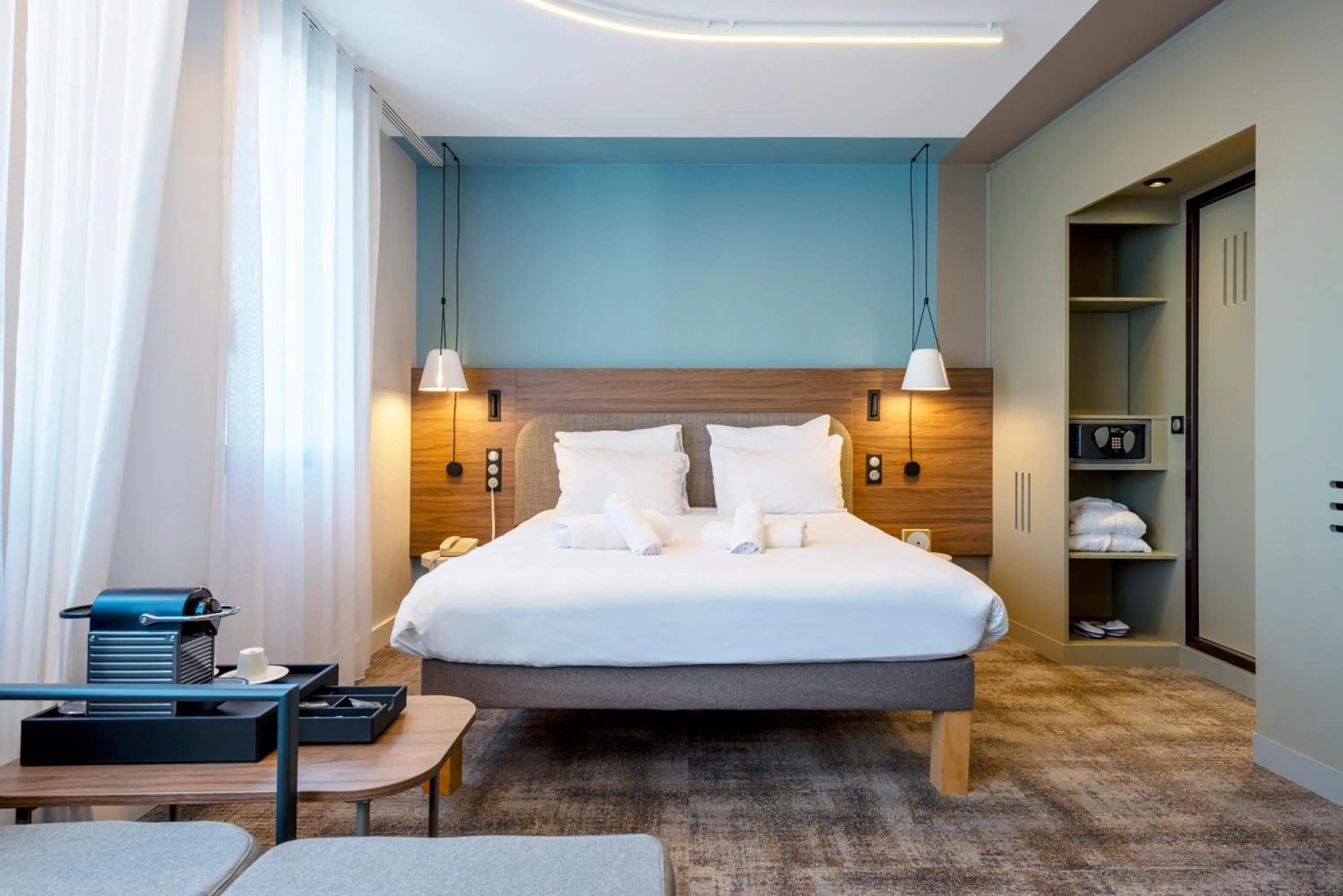 Bed in Novotel Suites Nancy Centre