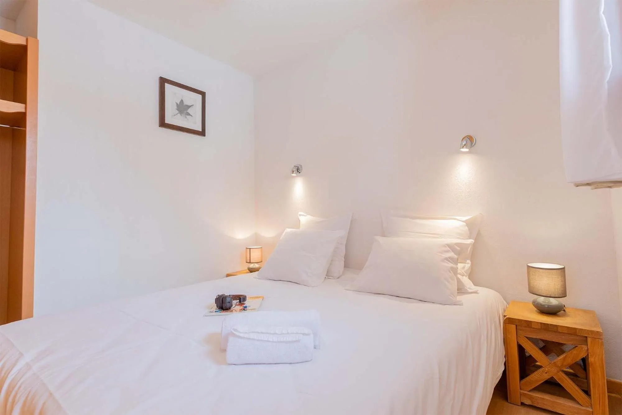 Bed in Madame Vacances Résidence Le Parc Des Airelles