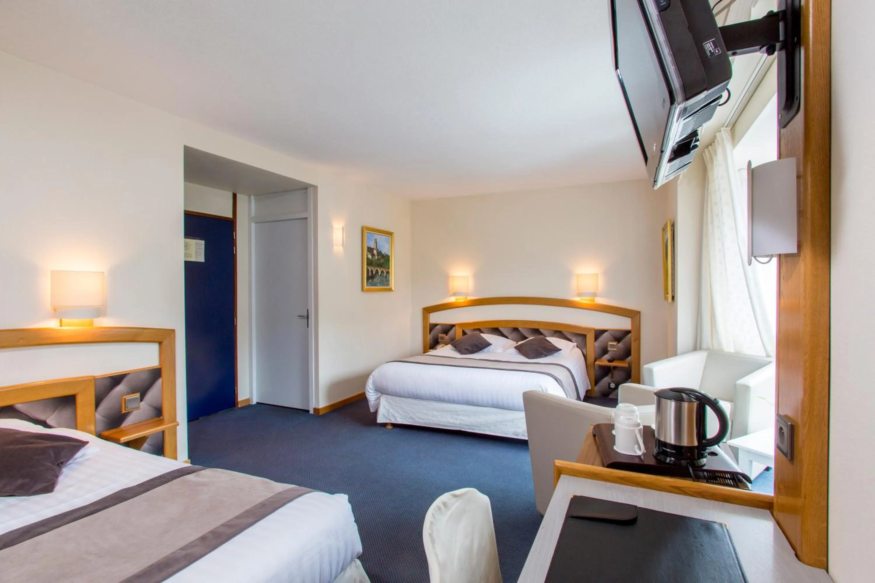 Bedroom, Bed in Best Western Le Relais de Laguiole Hôtel & Spa