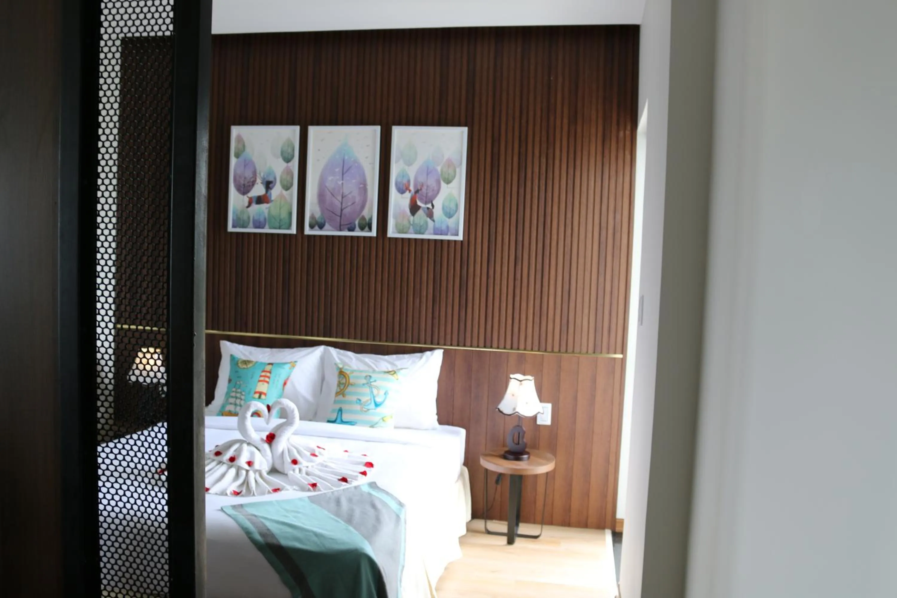 Bedroom, Bed in The Fish Village Villa