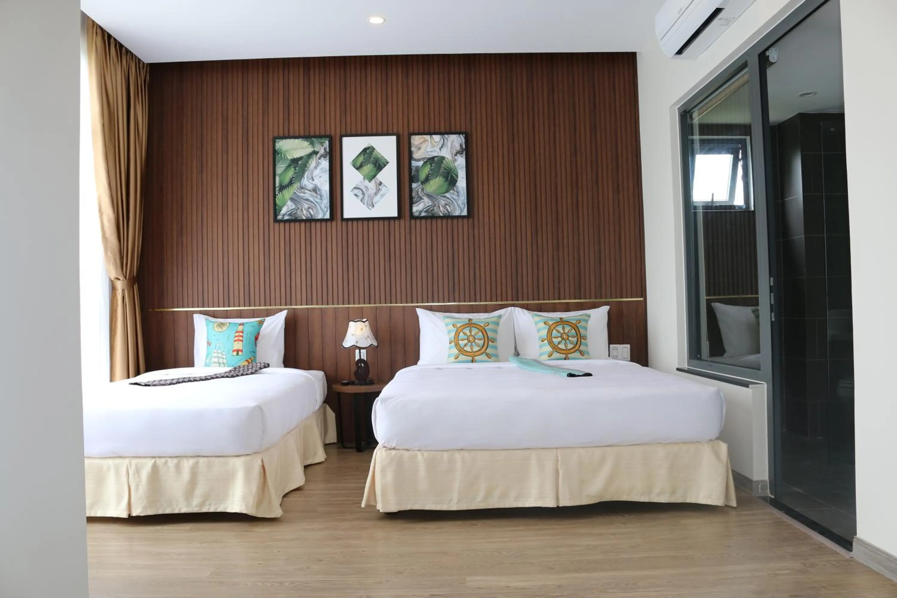 Bed in The Fish Village Villa