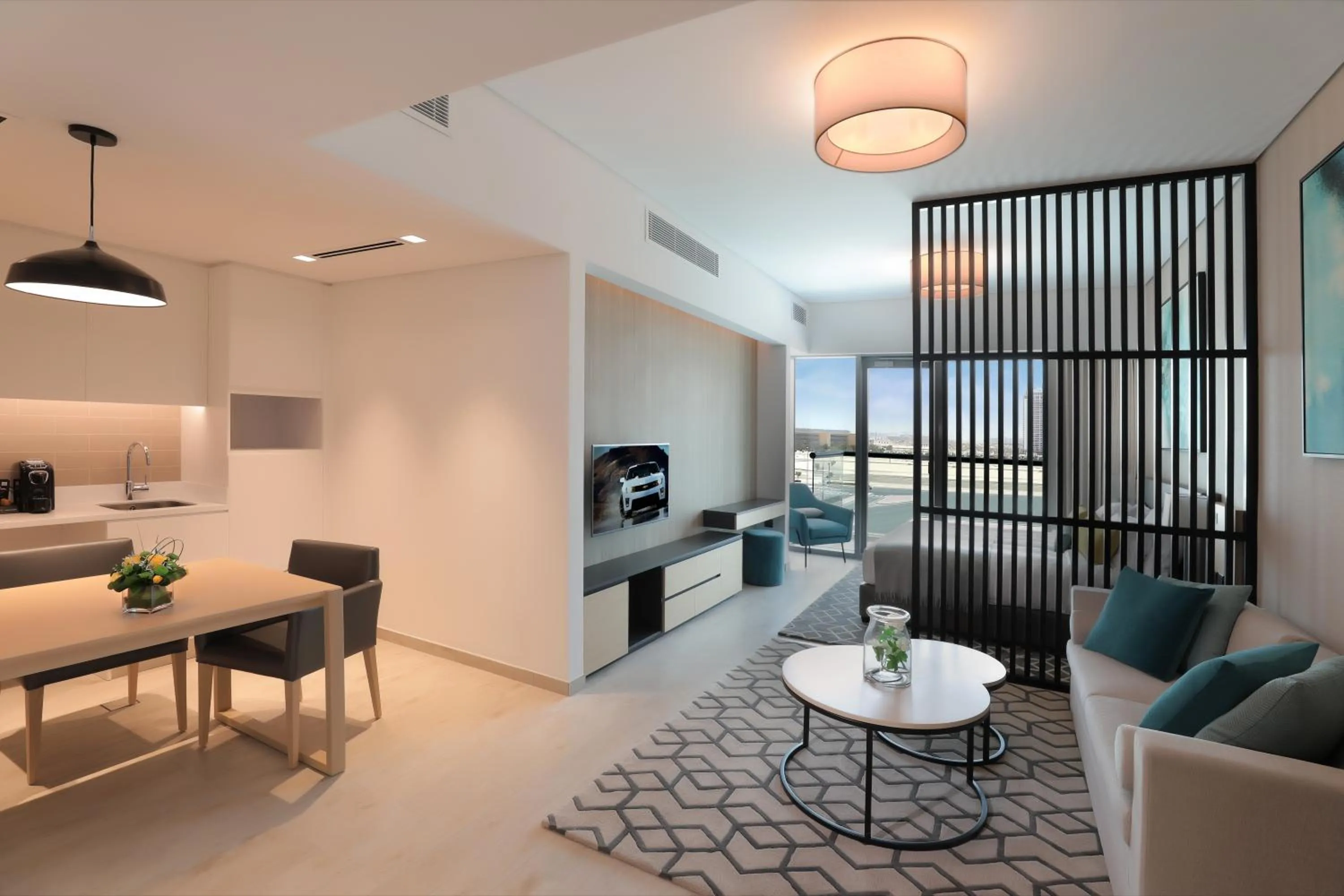 Living room in Millennium Executive Apartments Mont Rose