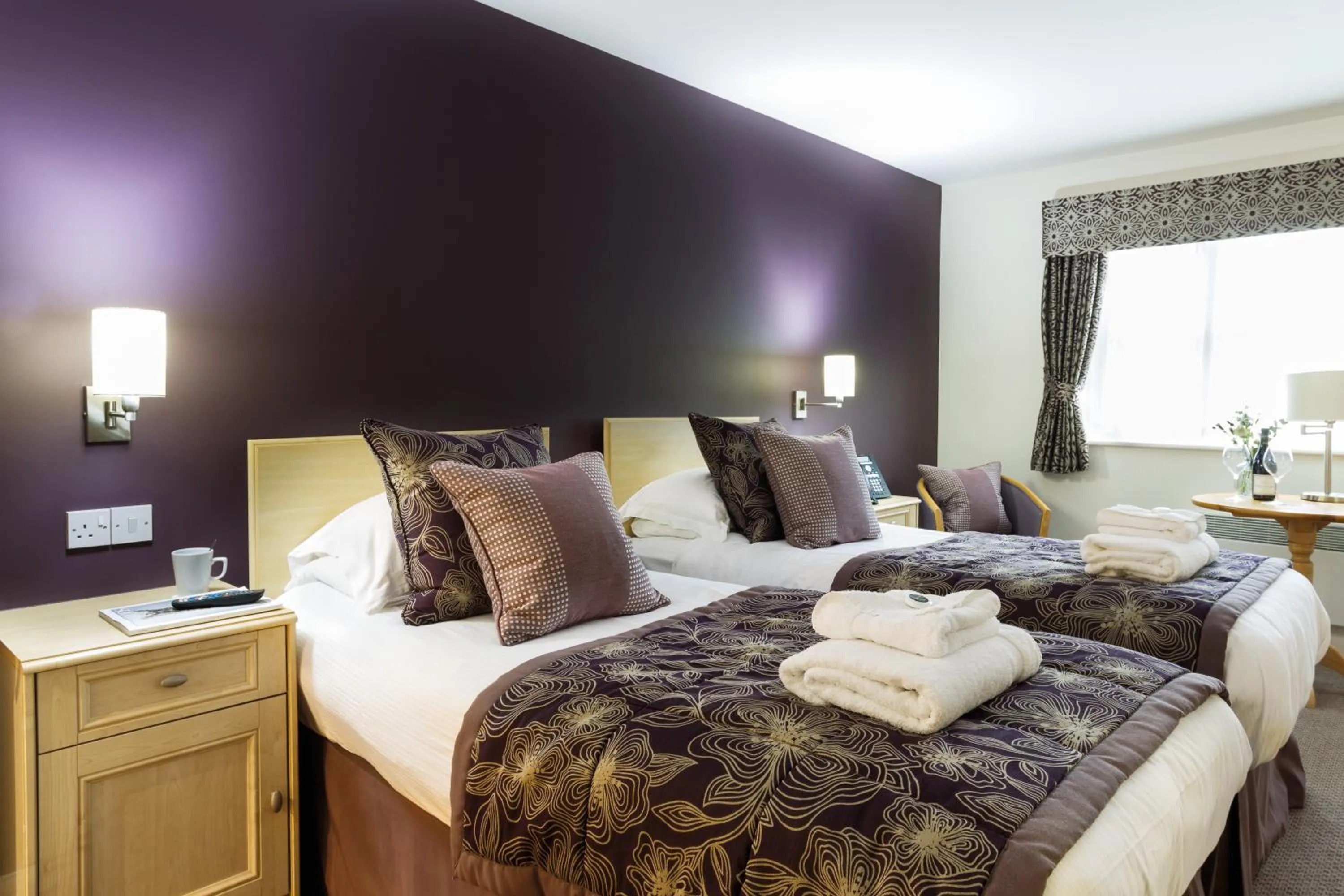 Bed in Burntwood Court Hotel